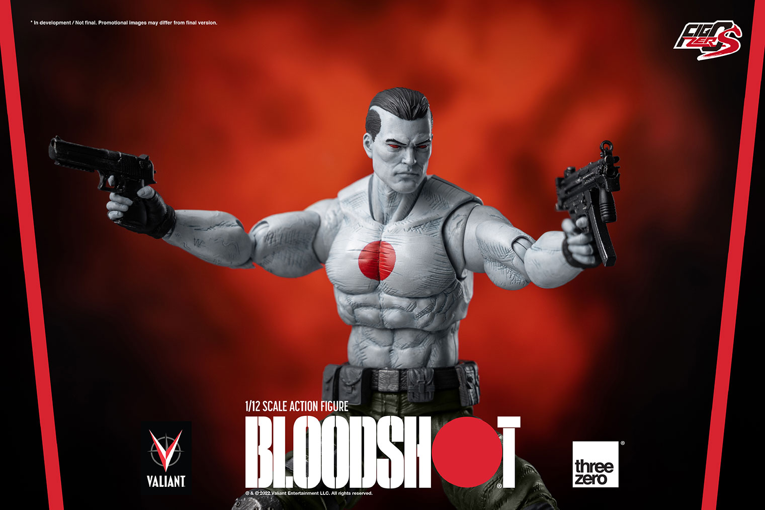 threezero VALIANT - FigZero S 1/12 Bloodshot | 04895250801998