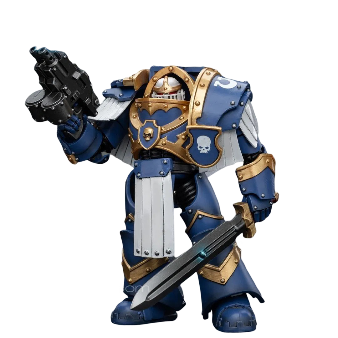 Joy Toy Ultramarines Cataphractii Terminator Squad Sergeant with Power Sword | 6973130376953
