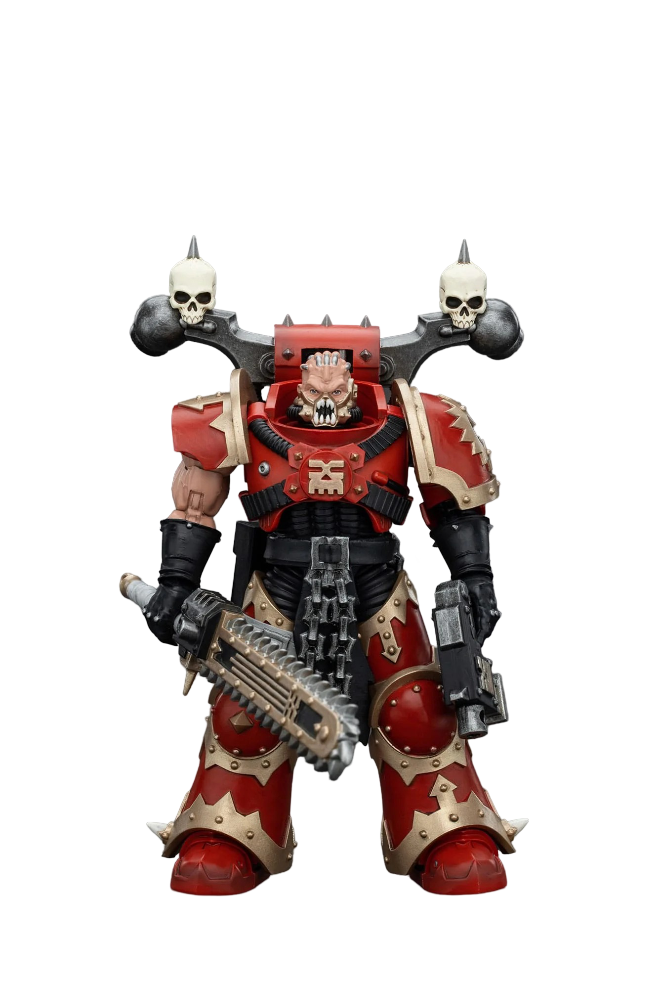 JOYTOY World Eaters Khorne Berzerker with Eviscerator Chainsword | 6927054400560