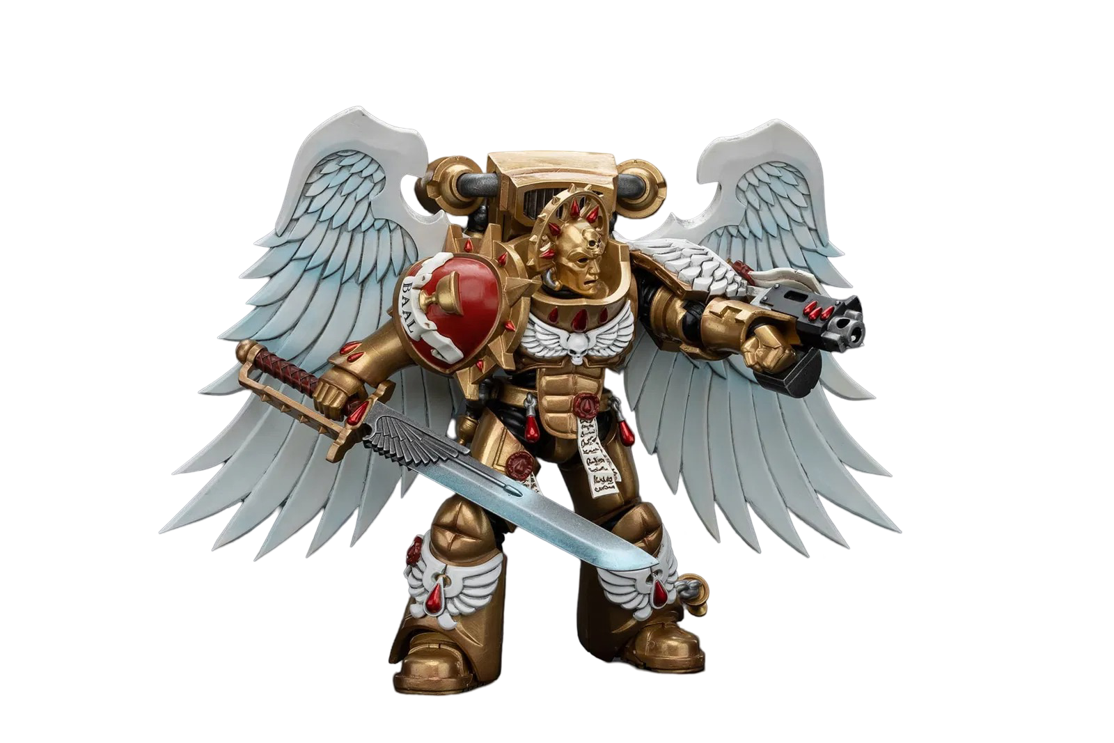 Joy Toy Blood Angels Sanguinary Guard with Encarmine Sword 1 | 6973130376298