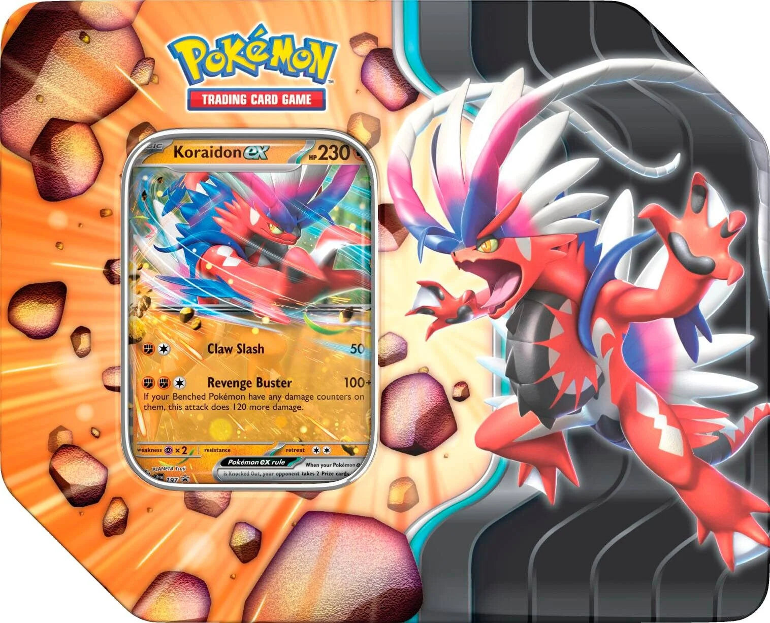POKEMON FRENCH SLASHING LEGENDS TIN | 196214108806