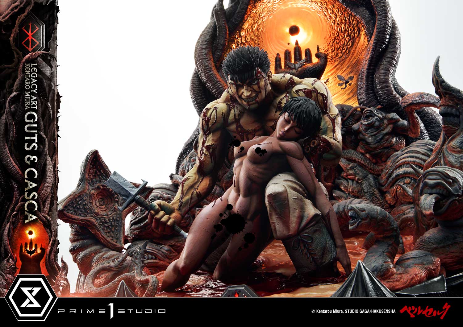 Legacy Art "Kentaro Miura" Berserk Guts & Casca