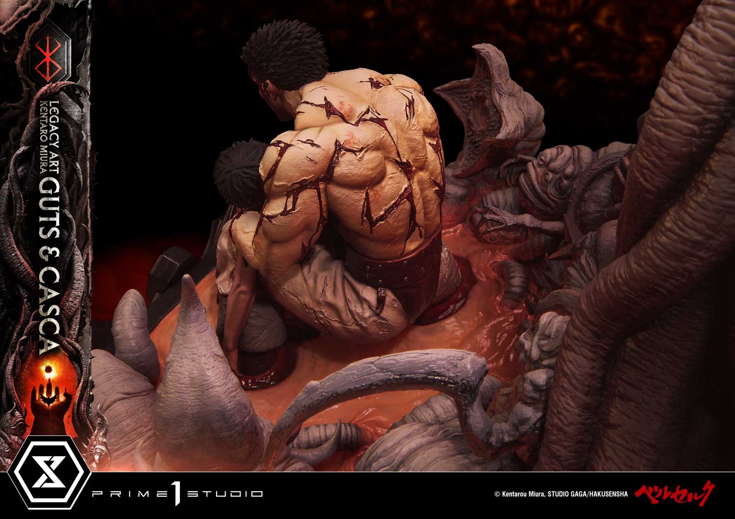 Legacy Art "Kentaro Miura" Berserk Guts & Casca