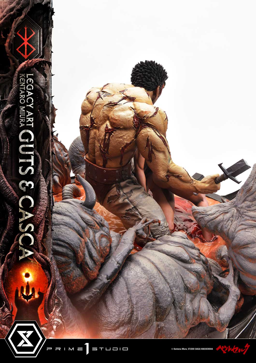 Legacy Art "Kentaro Miura" Berserk Guts & Casca