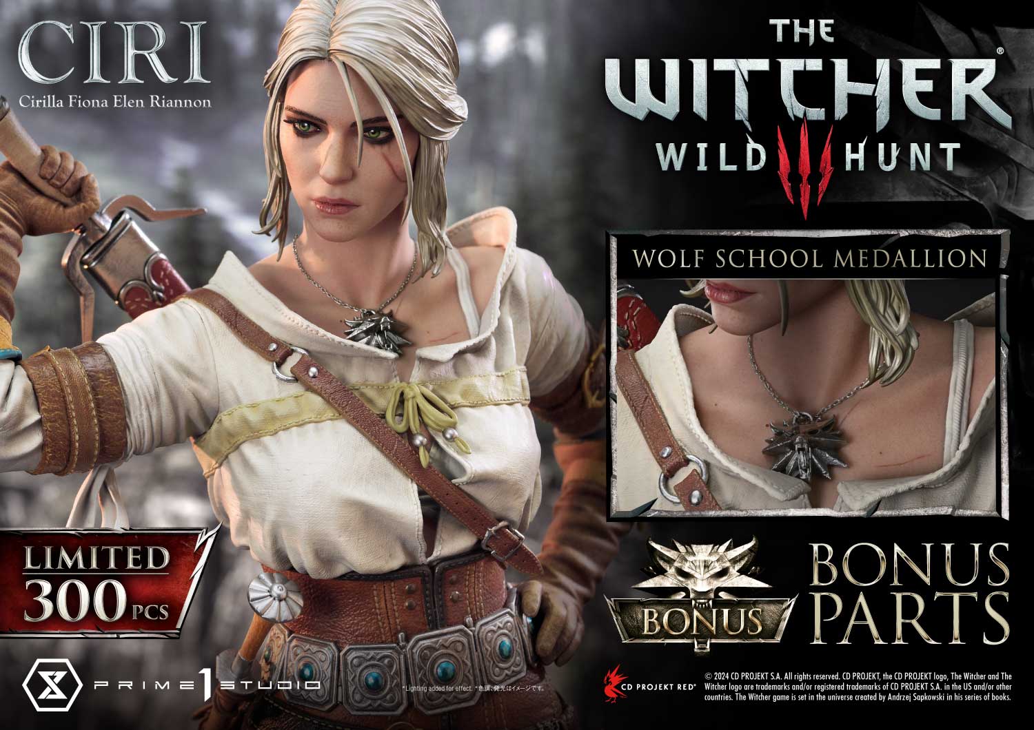 Museum Masterline The Witcher 3: Wild Hunt Ciri Fiona Elen Riannon