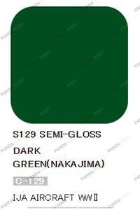Mr Hobby Mr Color Spray - S129 Dark Green Nakajima (Semi-Gloss/Aircraft) | 4973028928747