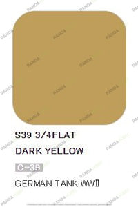 Mr Hobby Mr Color Spray - S39 Dark Yellow (3/4Flat/Tank) | 4973028928334