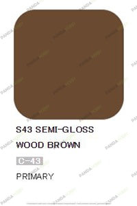 Mr Hobby Mr Color Spray - S43 Wood Brown (Semi-Gloss/Primary) | 4973028835595