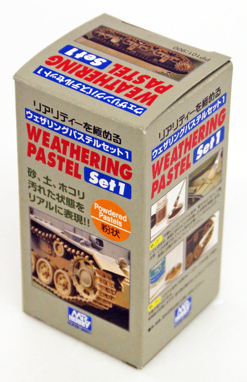 Mr Hobby Weathering Pastel Color Set 1 | 4973028135152
