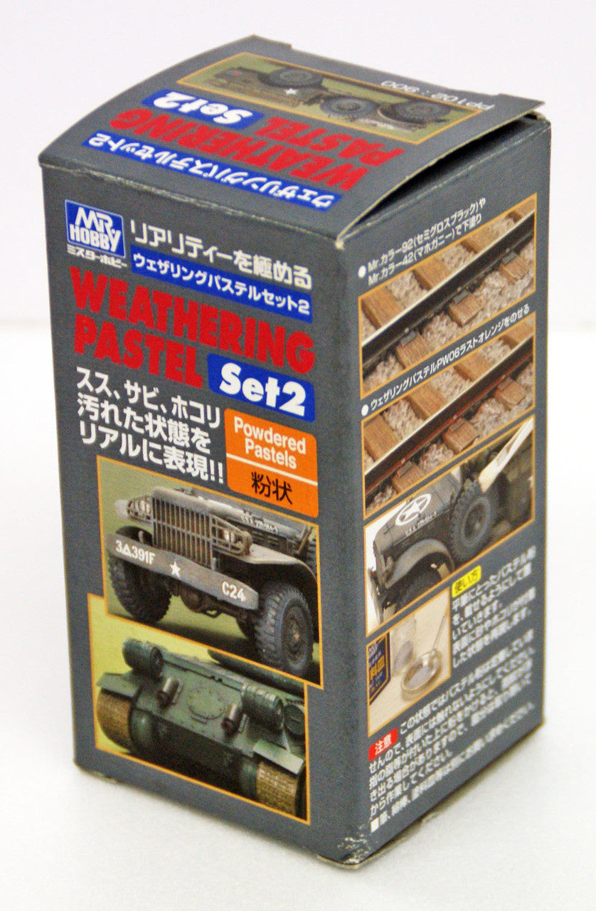 Mr Hobby Weathering Pastel Color Set 2 | 4973028135954