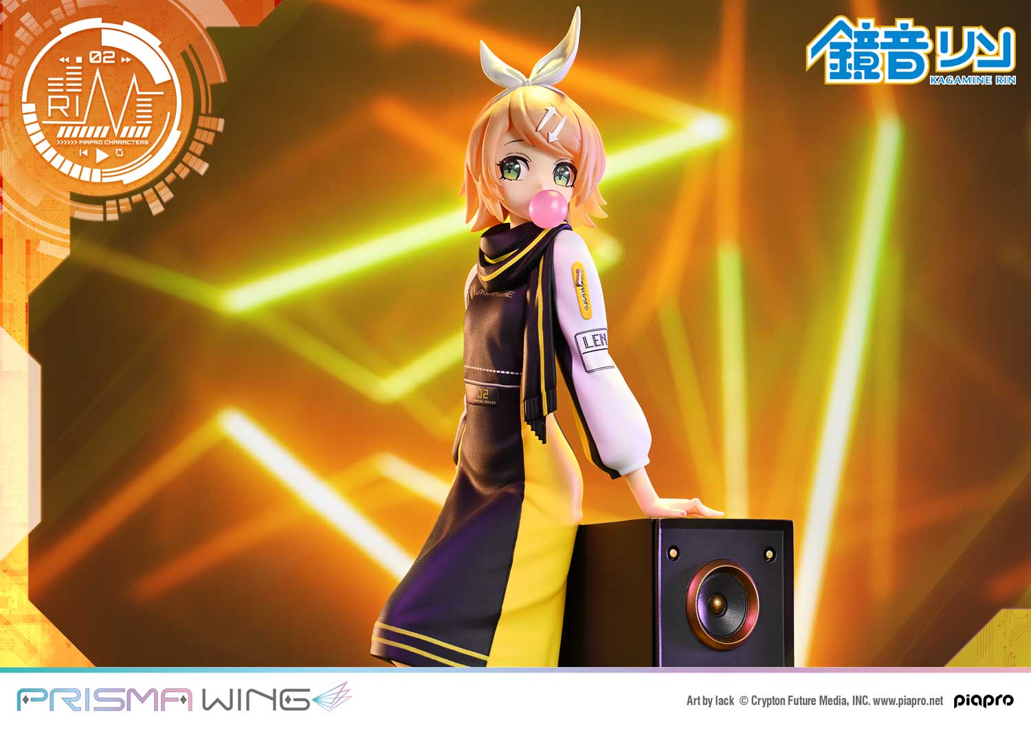 PRISMA WING Piapro Characters Kagamine Rin "Art by lack" 1/7 Scale Pre-Painted Figure