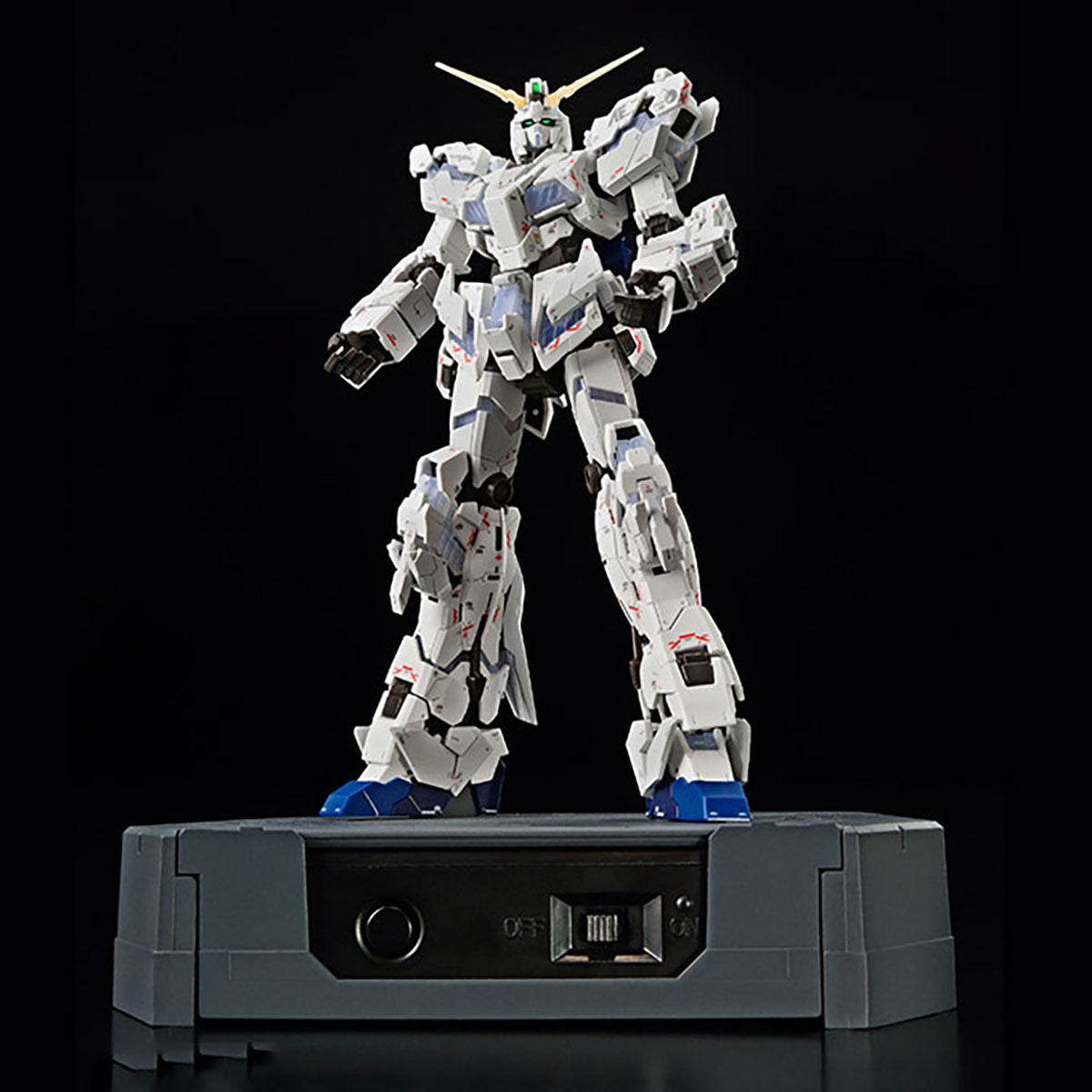P-Bandai RG 1/144 The Gundam Base Limited RX-0 Unicorn Gundam (Destroy Mode) Ver.TWC (Lighting Model)