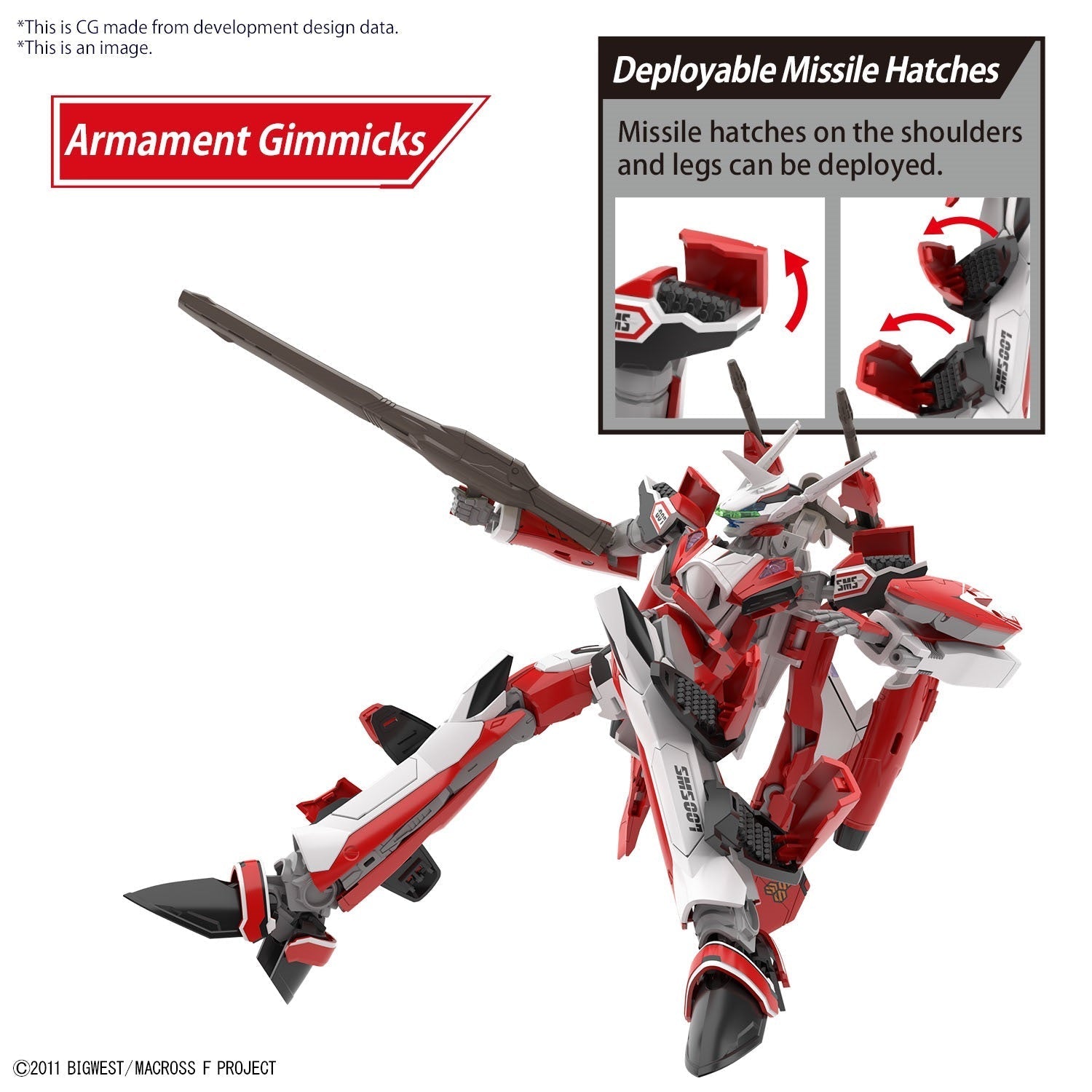 HG 1/100 YF-29 DURANDAL VALKYRIE (ALTO SAOTOME USE) | 4573102654205