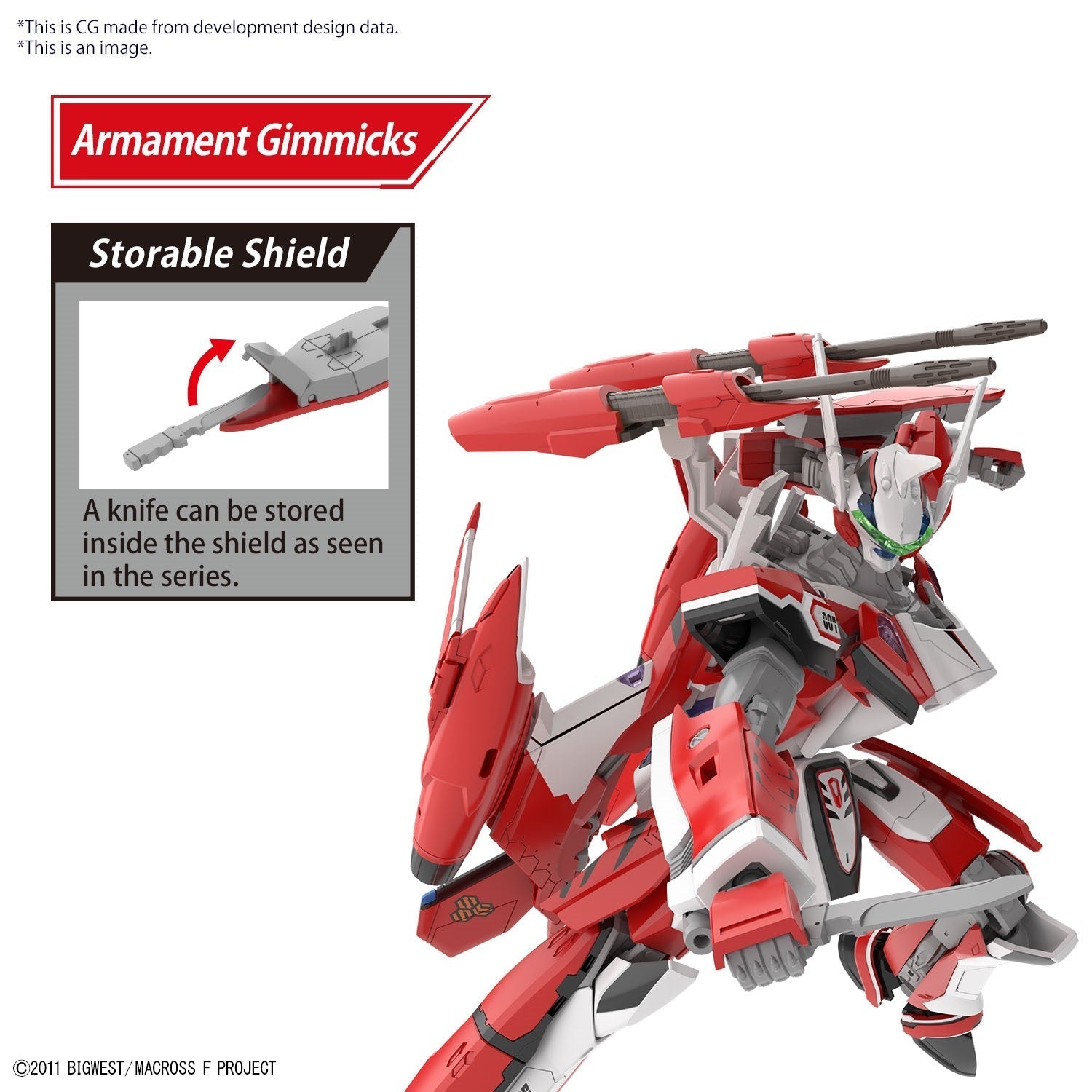 HG 1/100 YF-29 DURANDAL VALKYRIE (ALTO SAOTOME USE) | 4573102654205