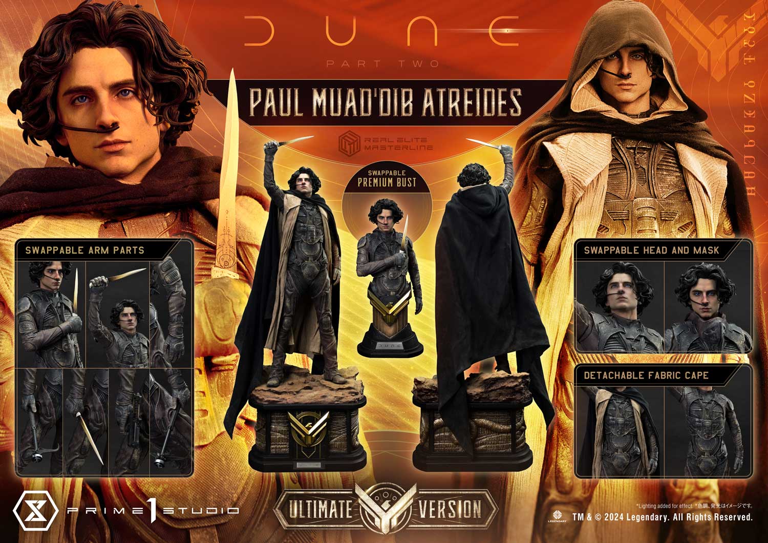 Real Elite Masterline Dune: Part Two (Film) Paul Atreides Ultimate Version