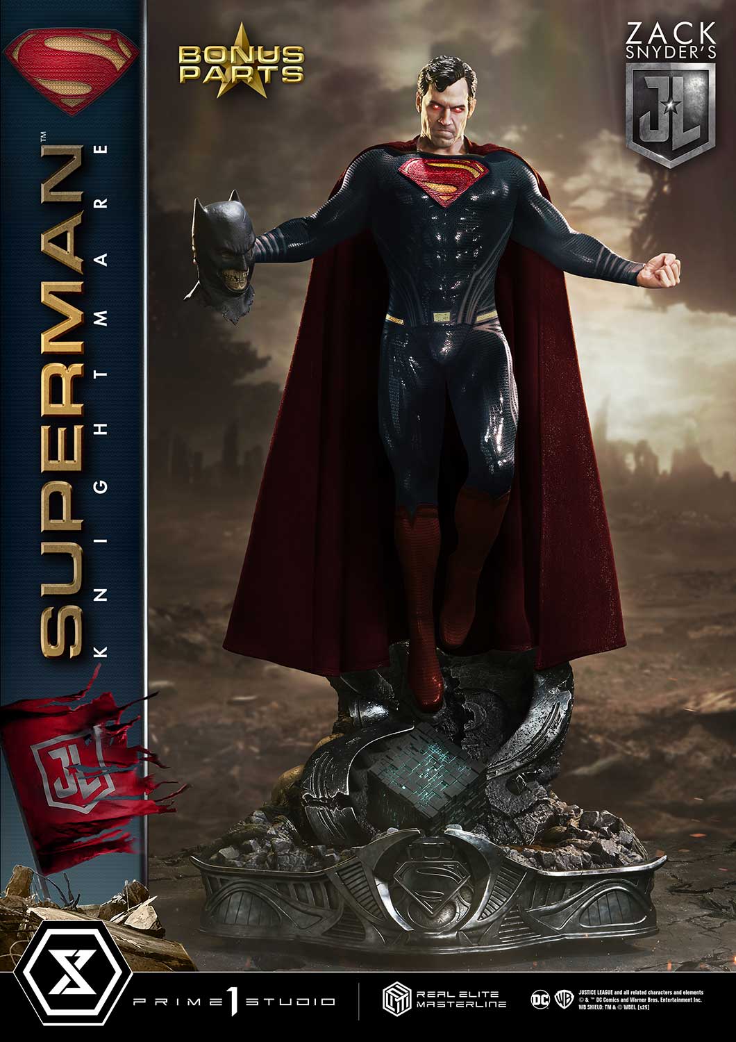 Real Elite Masterline Justice League (Film) Superman Knightmare Color Edition DX Bonus Version