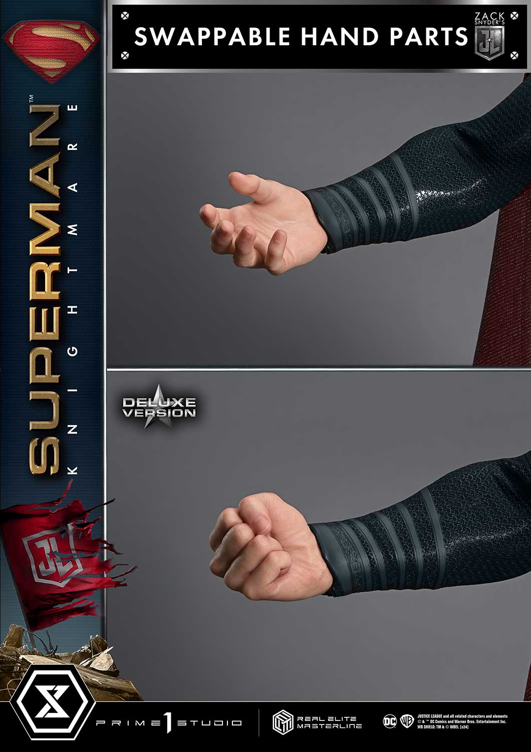Real Elite Masterline Justice League (Film) Superman Knightmare Color Edition DX Bonus Version