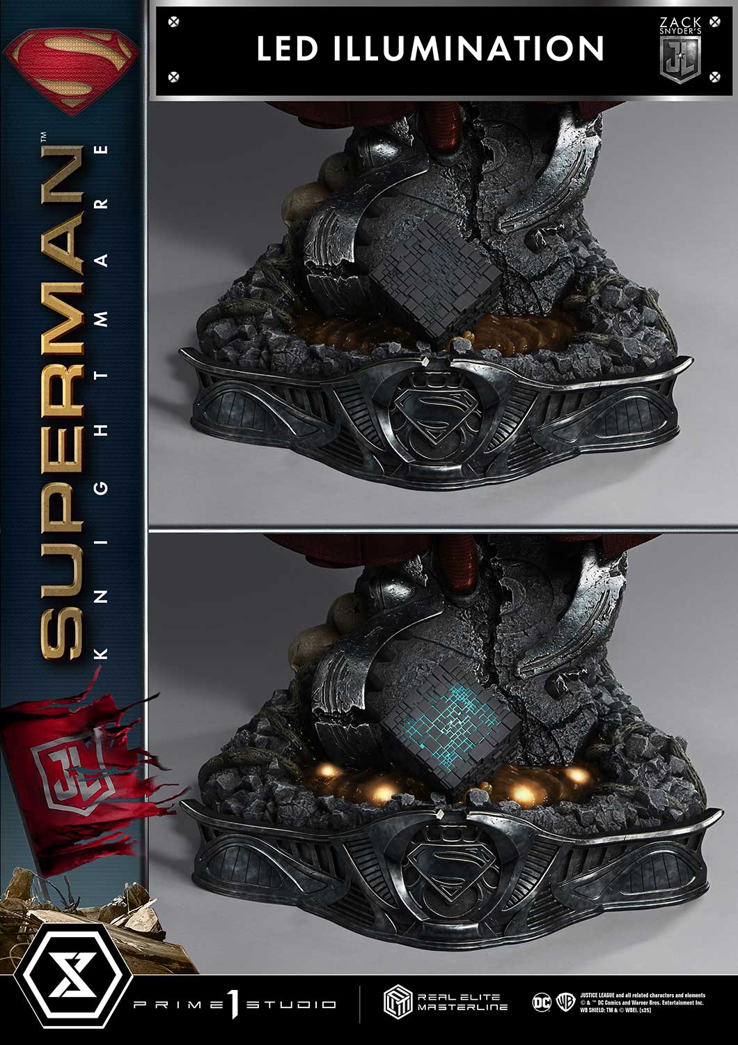 Real Elite Masterline Justice League (Film) Superman Knightmare Color Edition DX Bonus Version