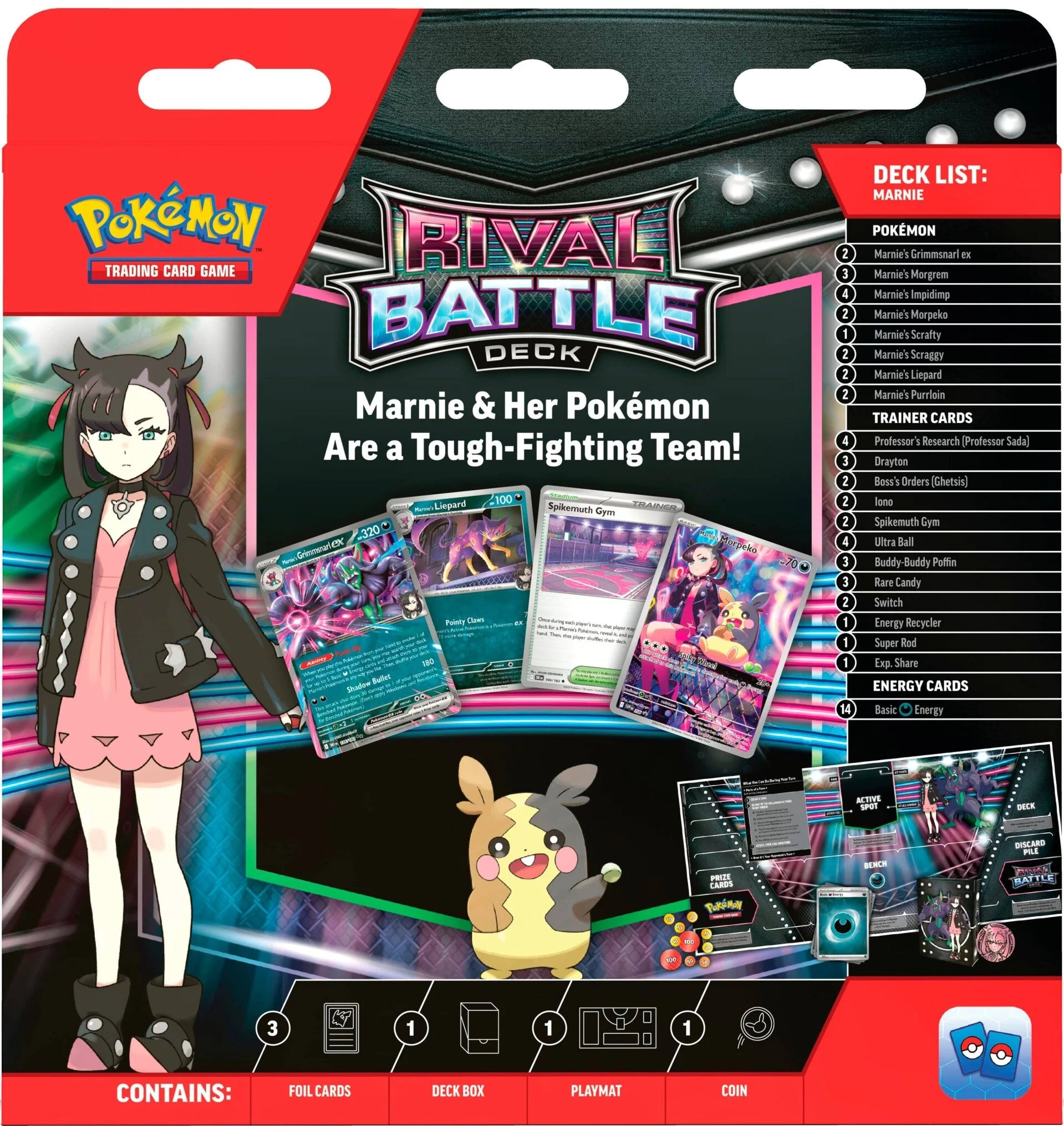 POKEMON RIVAL BATTLE DECKS MARNIE/STEVEN | 196214111844