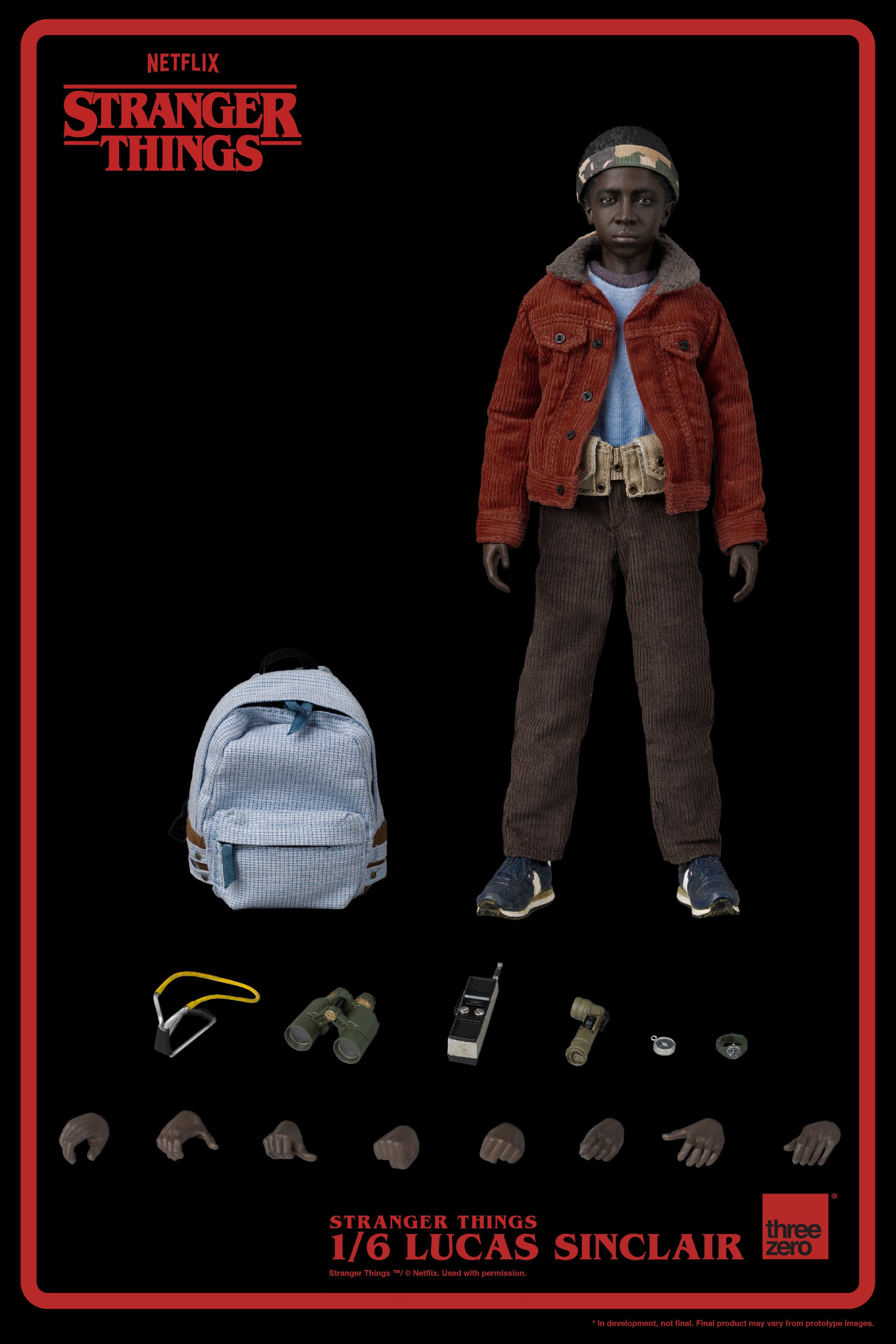 STRANGER THINGS LUCAS SINCLAIR 1/6 SCALE FIG | 4897056205130