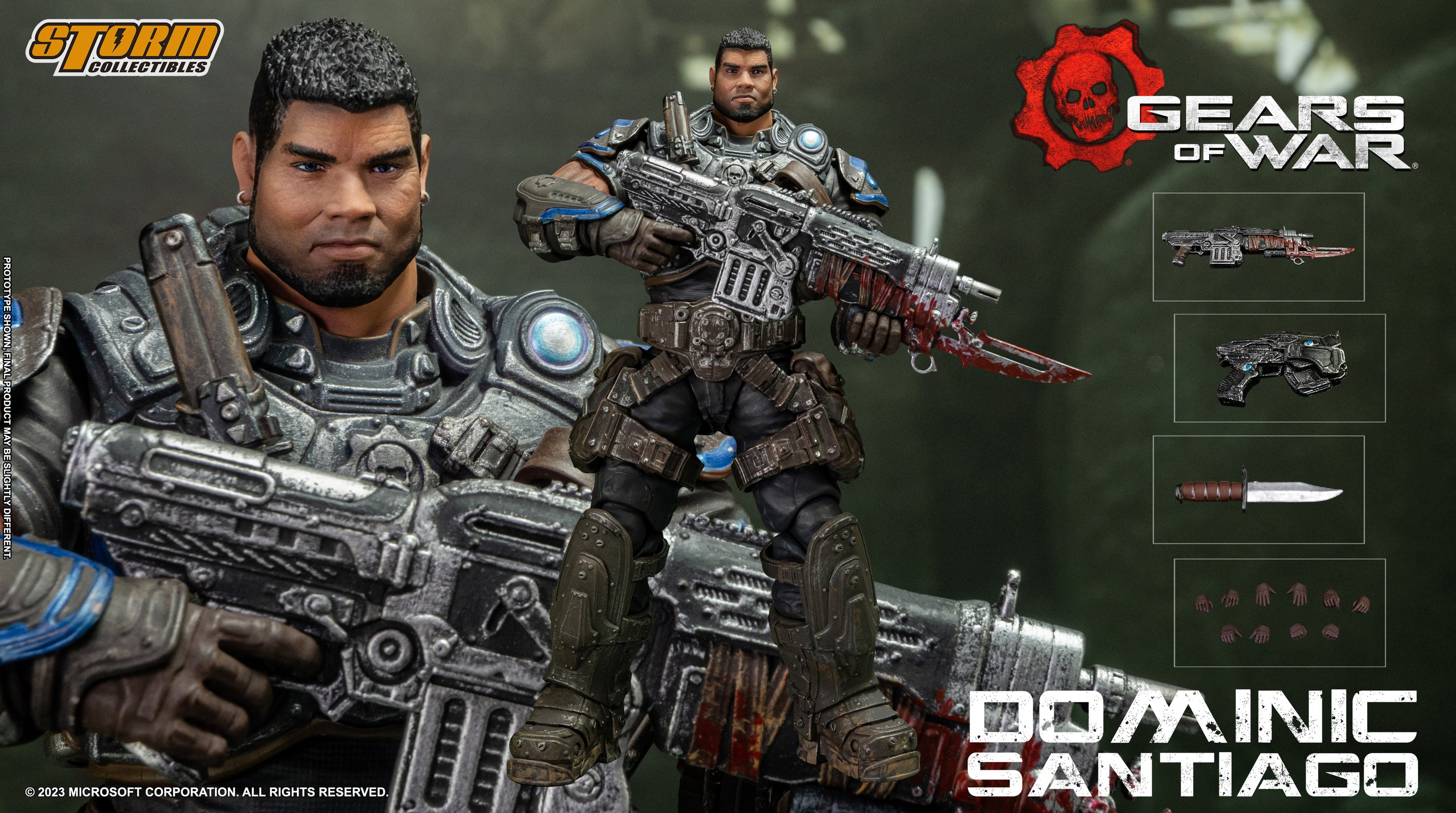 STORM COLLECTIBLES GEARS OF WAR DOMINIC SANTIAGO 1/12 AF | 4897072873085