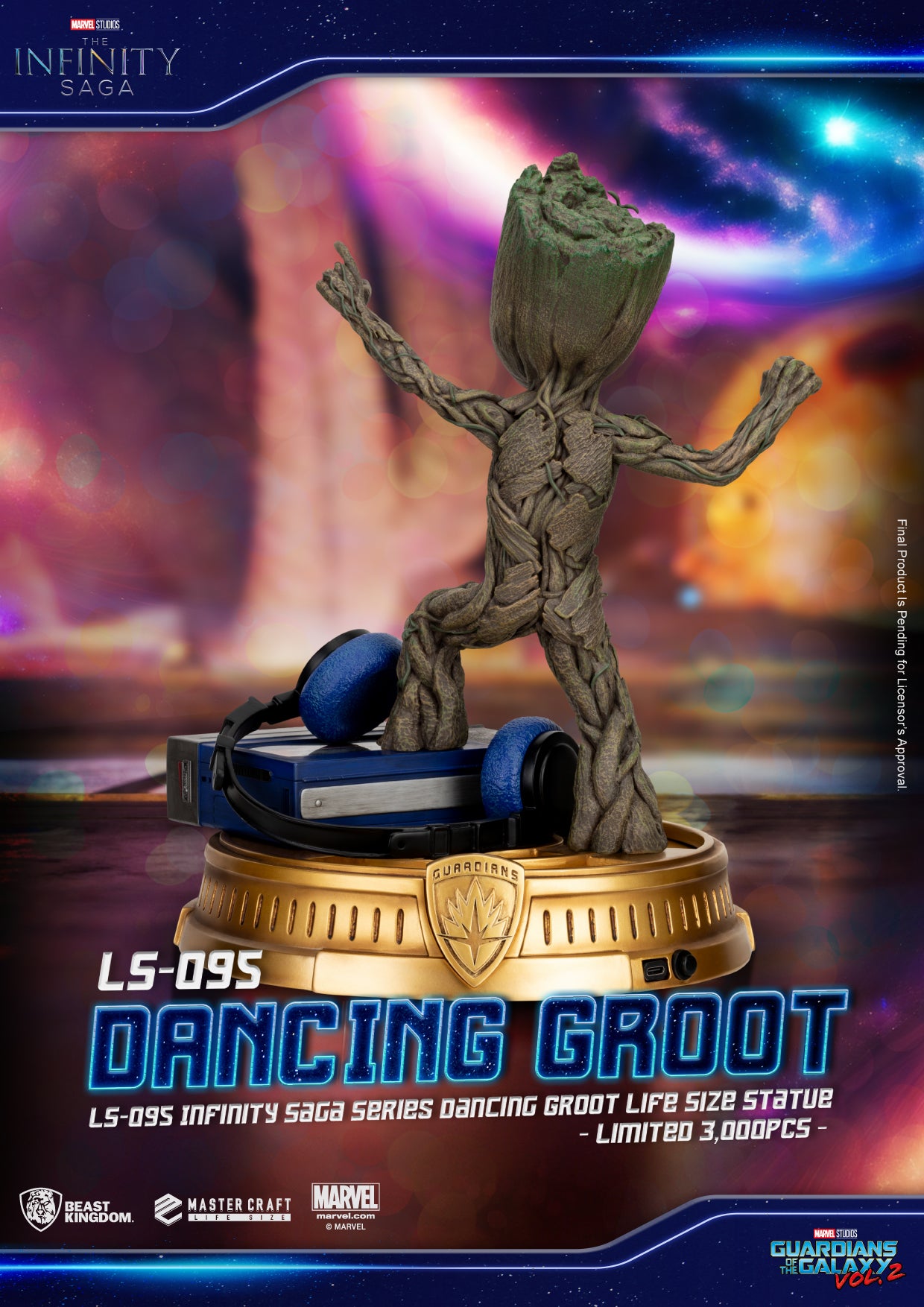 INFINITY SAGA SER LS-095 DANCING GROOT LIFE SIZE STATUE | 4711385242737