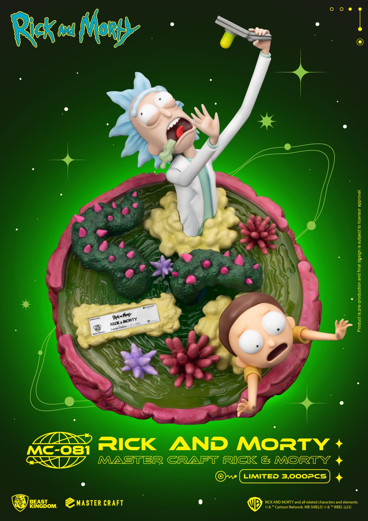RICK & MORTY MC-081 MASTER CRAFT STATUE | 4711385243550