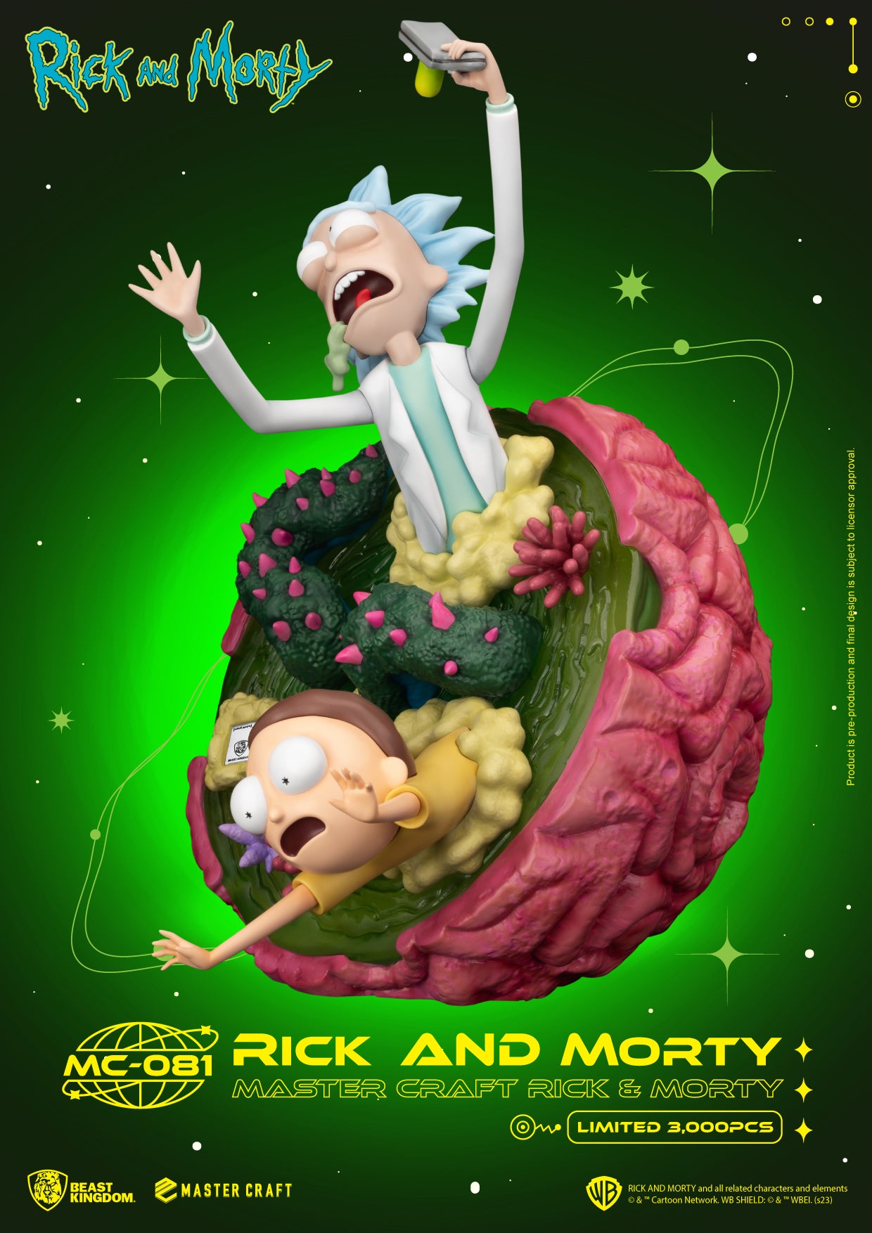 RICK & MORTY MC-081 MASTER CRAFT STATUE | 4711385243550