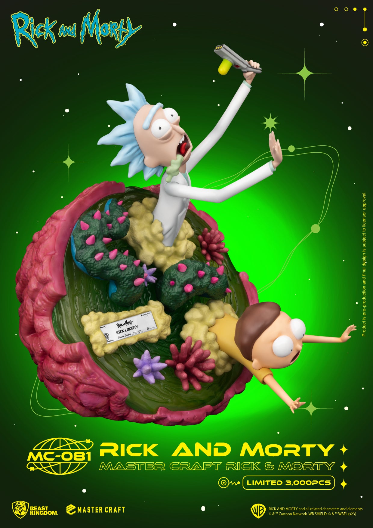 RICK & MORTY MC-081 MASTER CRAFT STATUE | 4711385243550