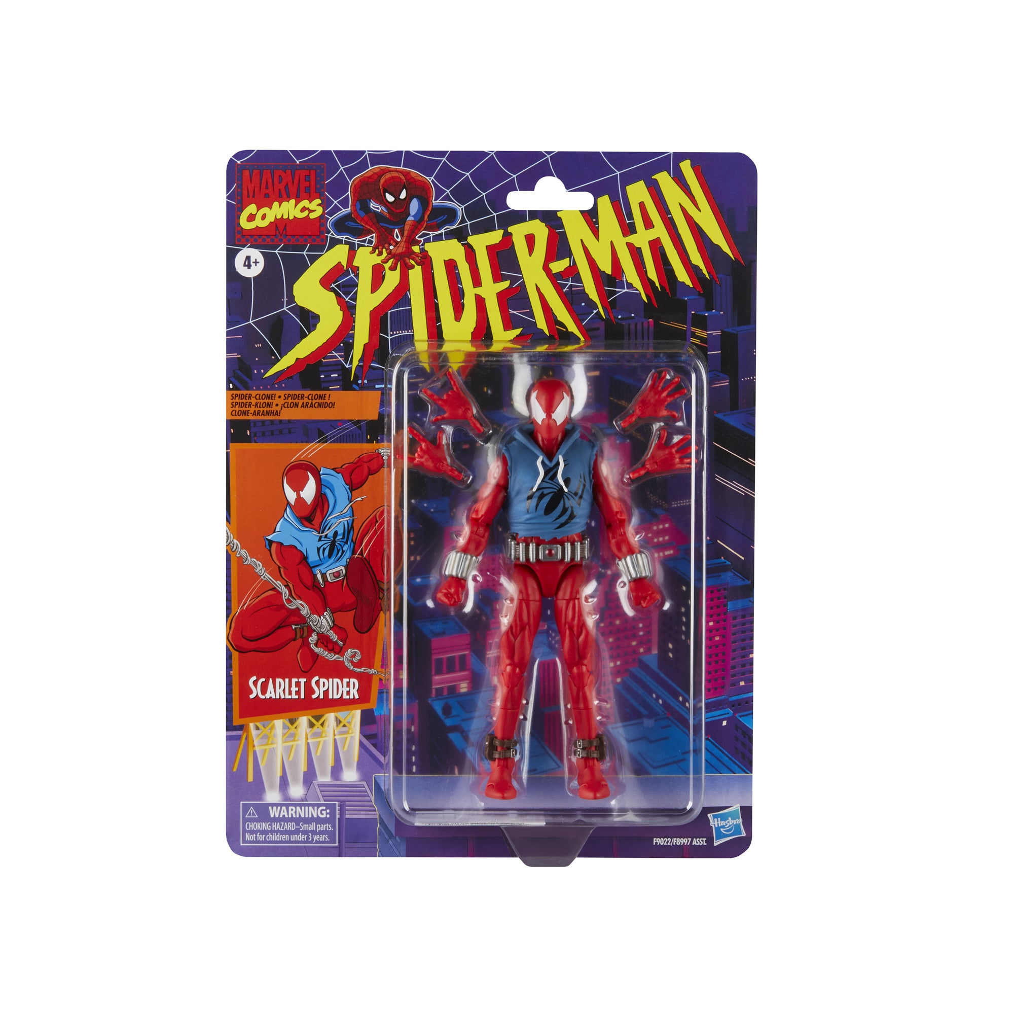 SPIDER-MAN LEGENDS RETRO SCARLET SPIDER 6IN AF (NET) | 5010996197047