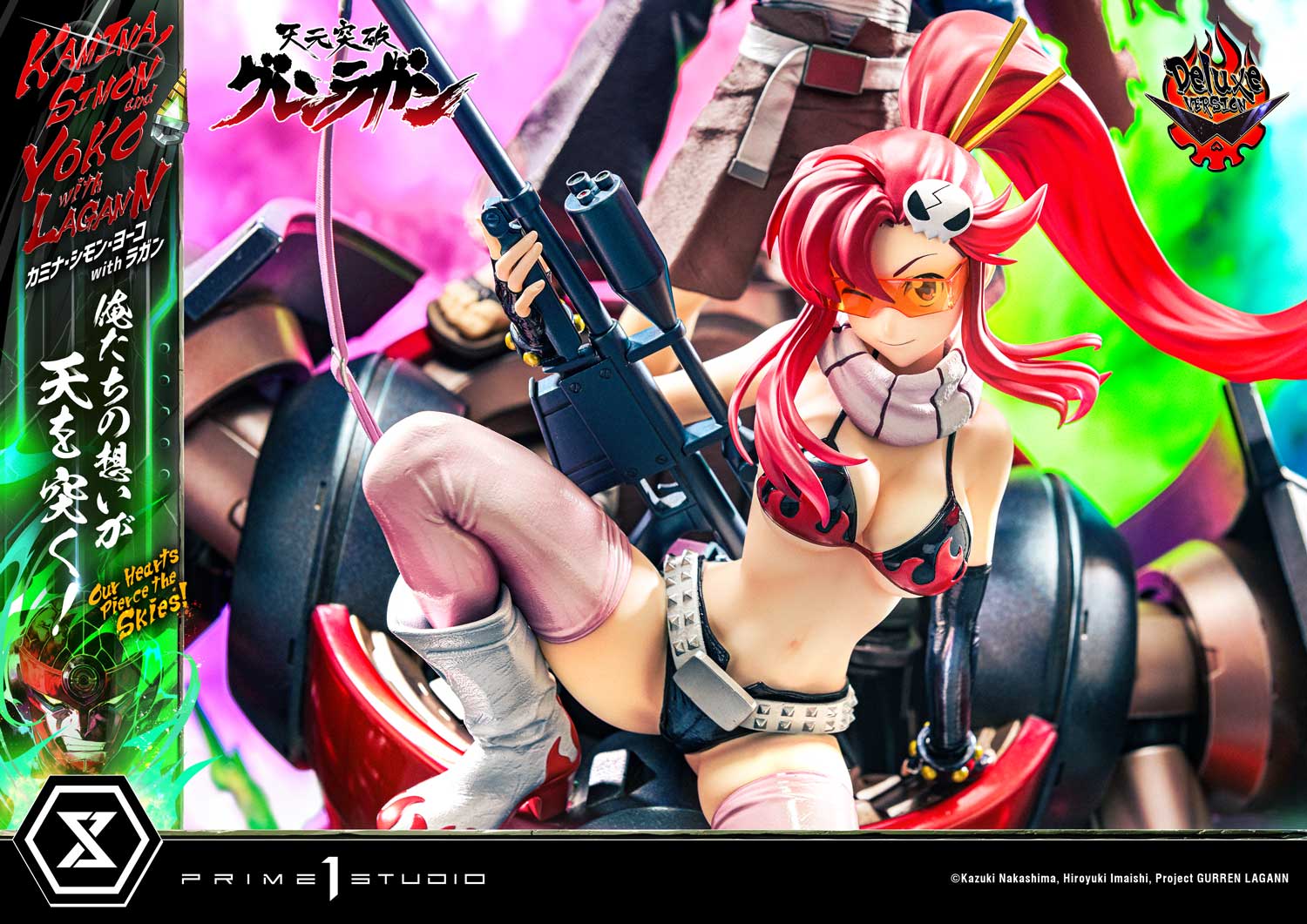 Ultimate Premium Masterline Tengen Toppa Gurren Lagann Kamina, Simon & Yoko with Lagann "Our Hearts Pierce the Skies!" Deluxe Version