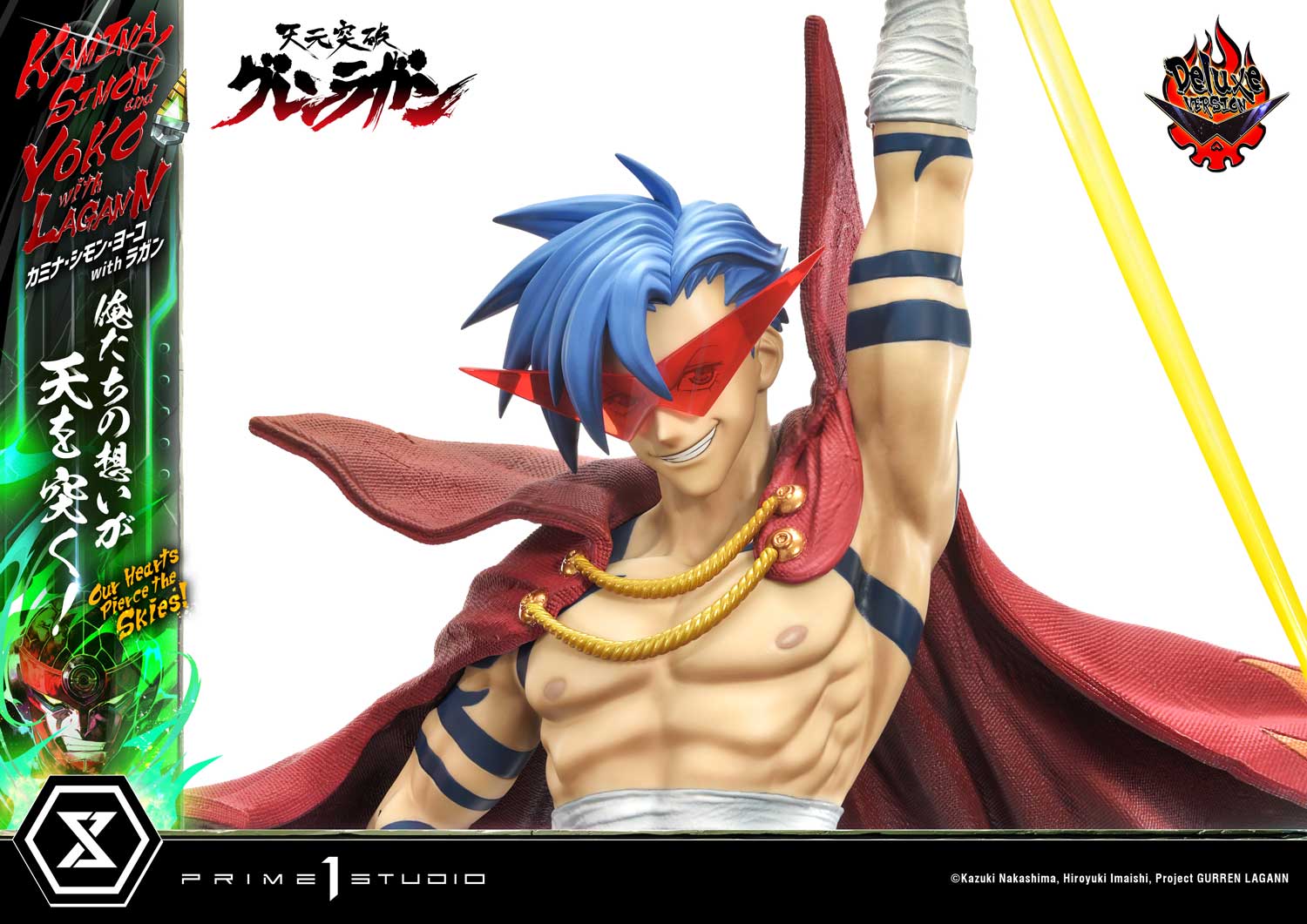 Ultimate Premium Masterline Tengen Toppa Gurren Lagann Kamina, Simon & Yoko with Lagann "Our Hearts Pierce the Skies!" Deluxe Version