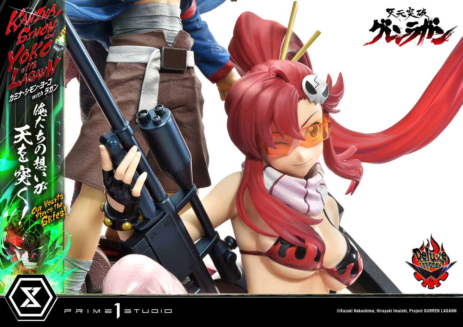 Ultimate Premium Masterline Tengen Toppa Gurren Lagann Kamina, Simon & Yoko with Lagann "Our Hearts Pierce the Skies!" Deluxe Version