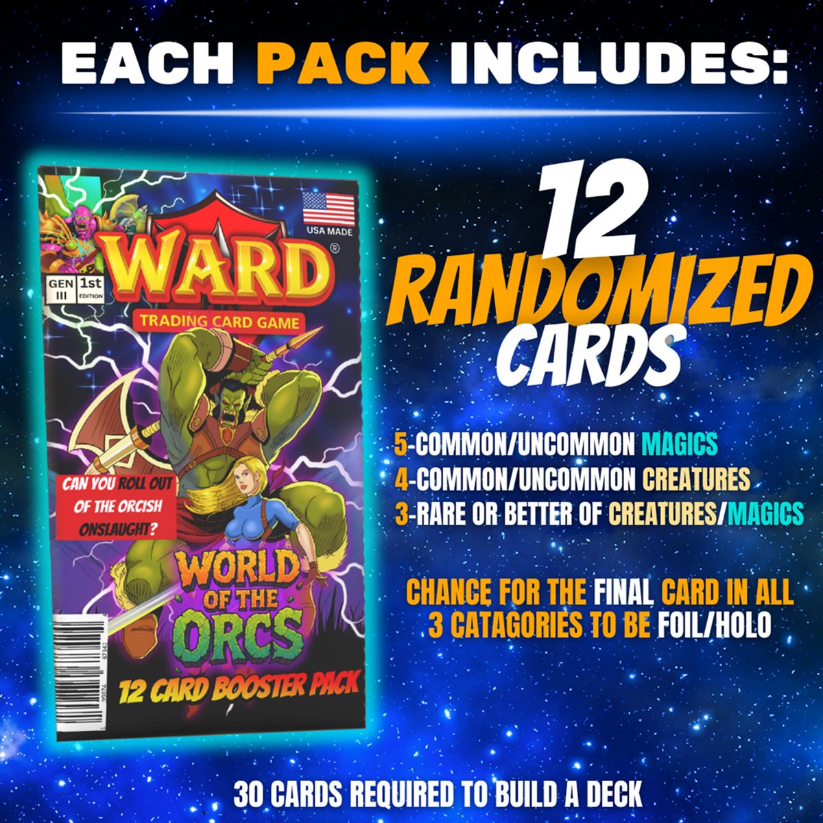 Ward TCG - Generation 3 Booster Box (24 Packs)