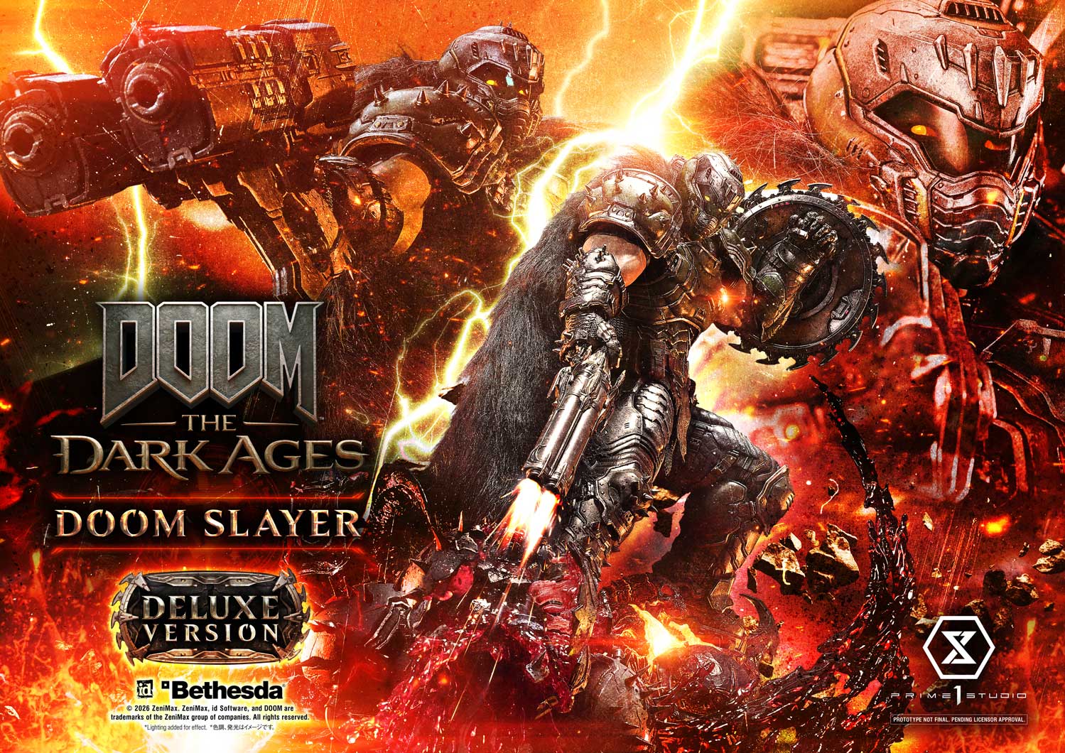 Ultimate Premium Masterline DOOM: The Dark Ages DOOM Slayer Deluxe Version