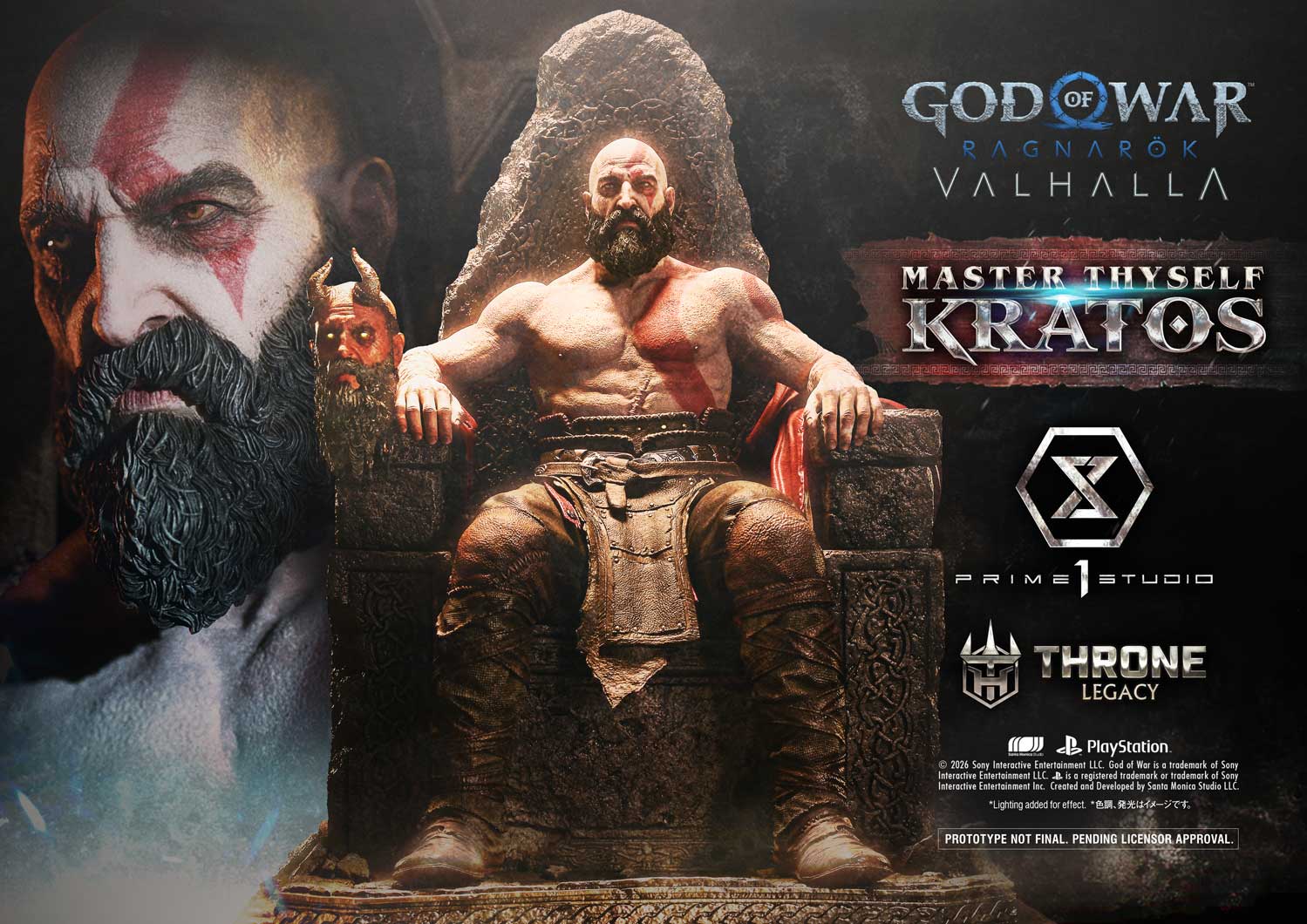 Throne Legacy God of War: Ragnarok Master Thyself Kratos Bonus Version