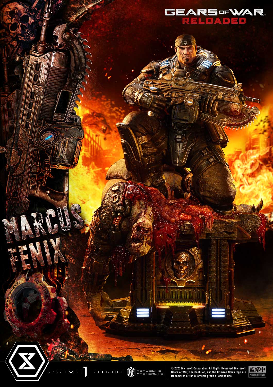 Real Elite Masterline Gears of War: Reloaded Marcus Fenix