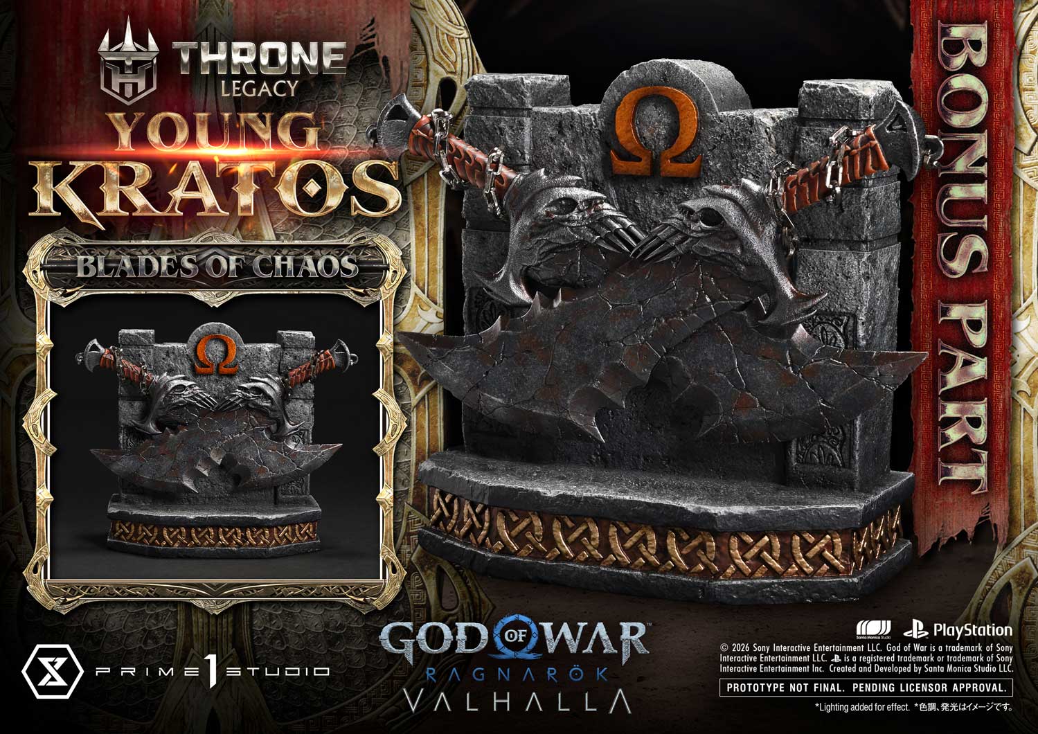 Throne Legacy God of War: Ragnarok Young Kratos Bonus Version