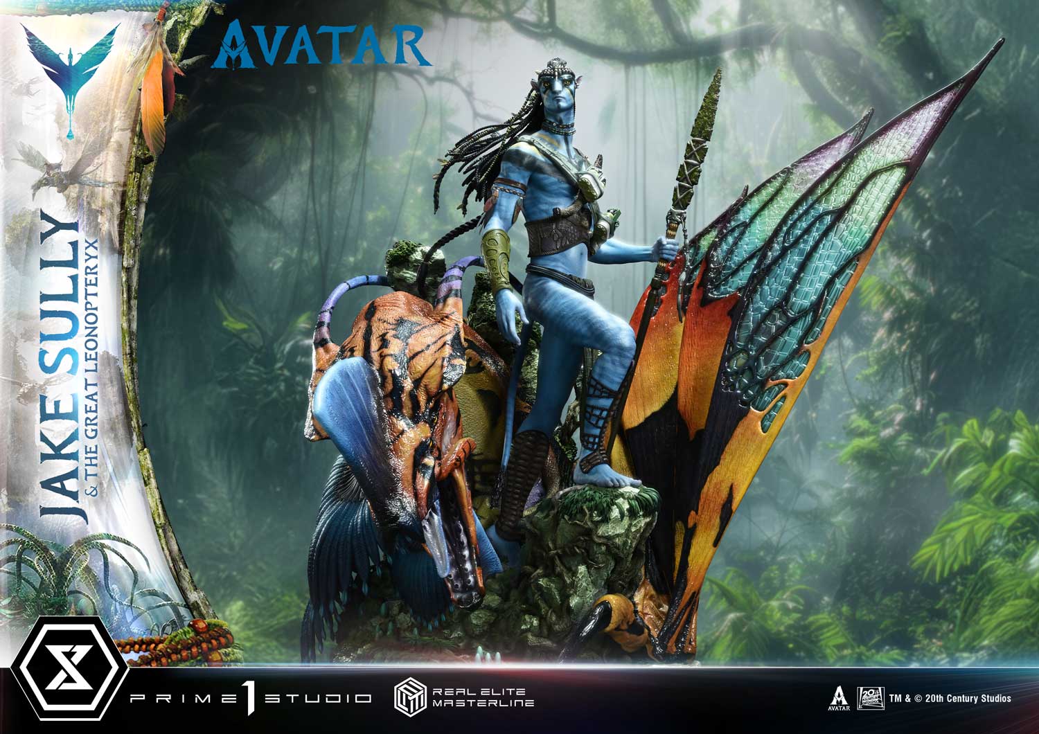Real Elite Masterline Avatar (Film) Jake Sully & The Great Leonopteryx Avatar Legacy Collection
