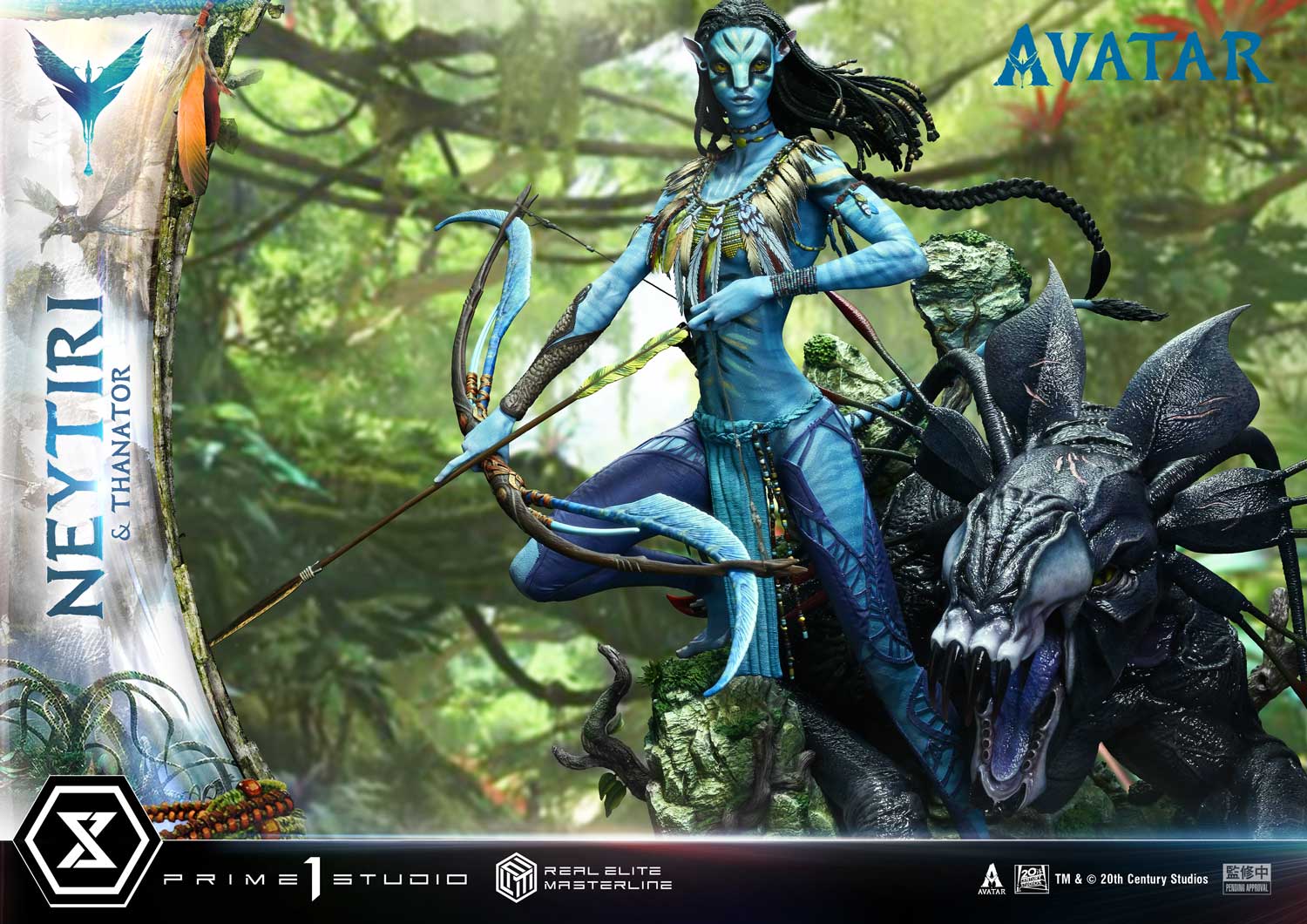 Real Elite Masterline Avatar (Film) Neytiri & Thanator Avatar Legacy Collection