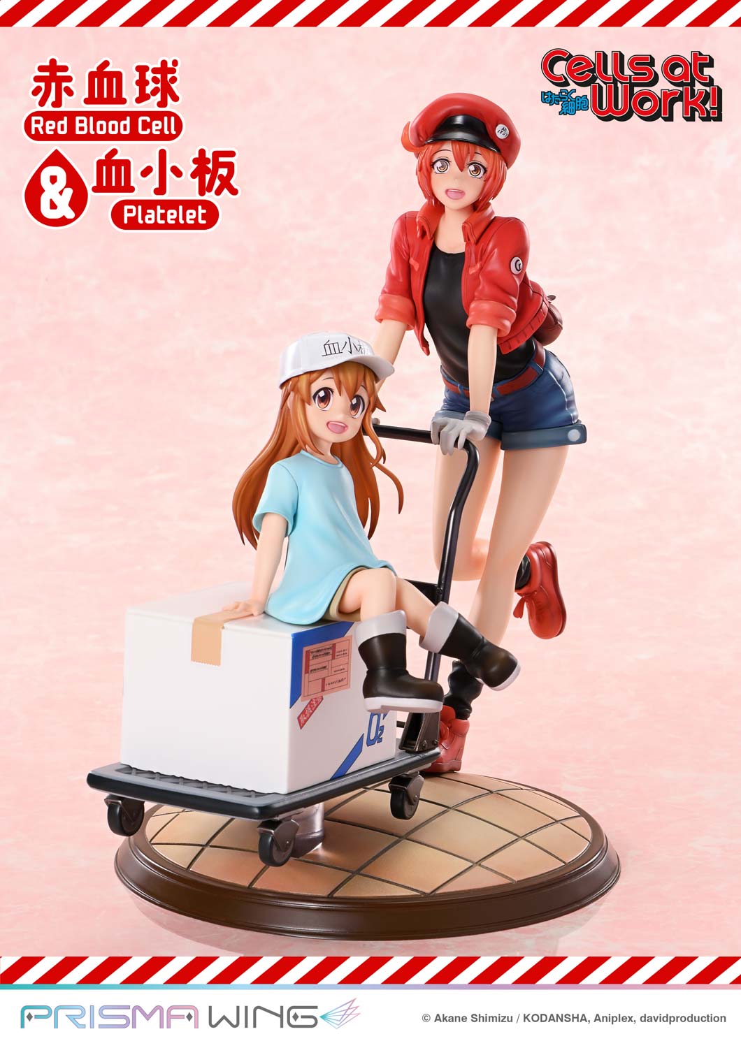 PRISMA WING Cells at Work Red Blood Cell & Platelet Non Scale Pre-Painted Figure