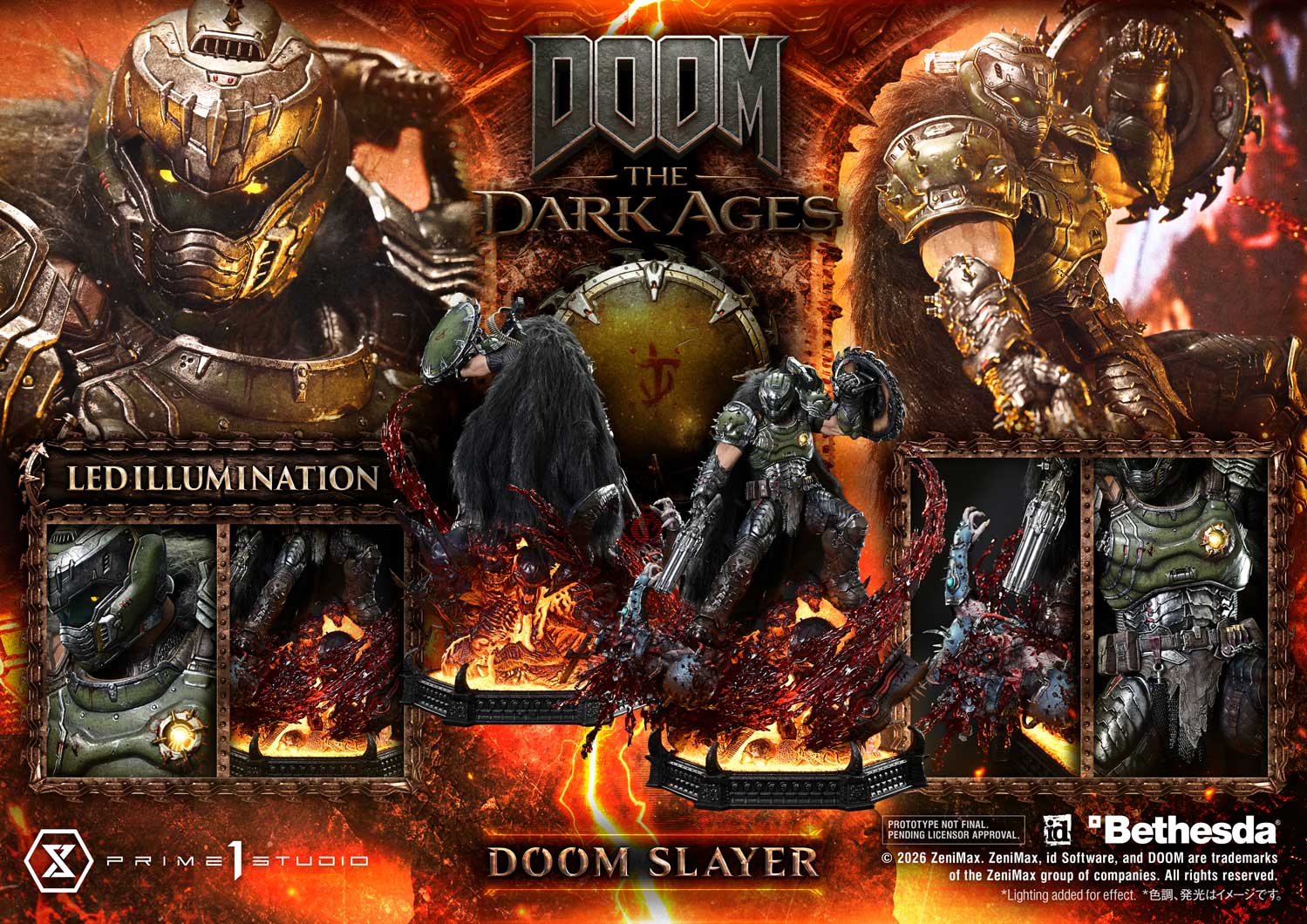 Ultimate Premium Masterline DOOM: The Dark Ages DOOM Slayer