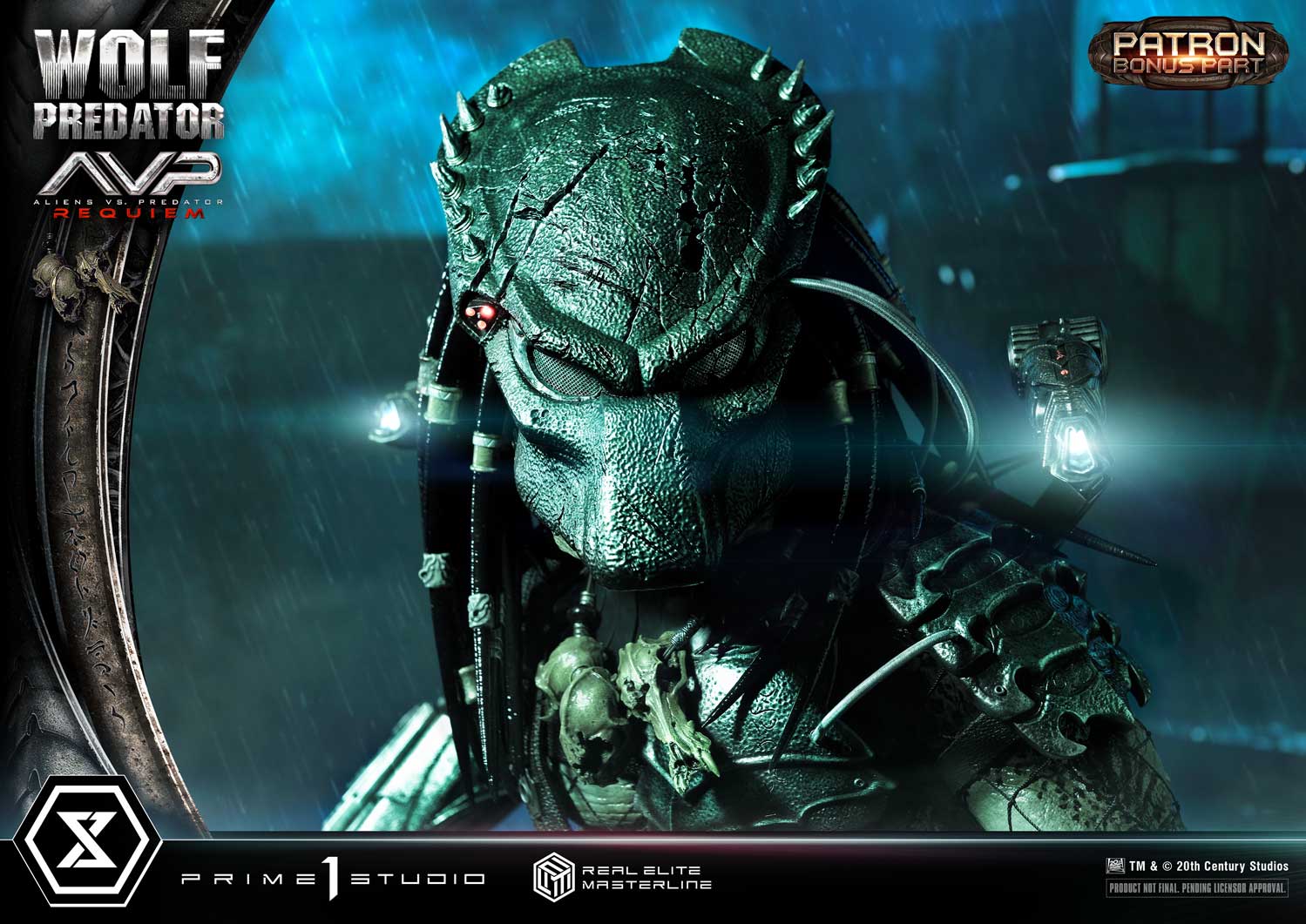 Real Elite Masterline Aliens vs. Predator: Requiem Wolf Predator DX Bonus Version