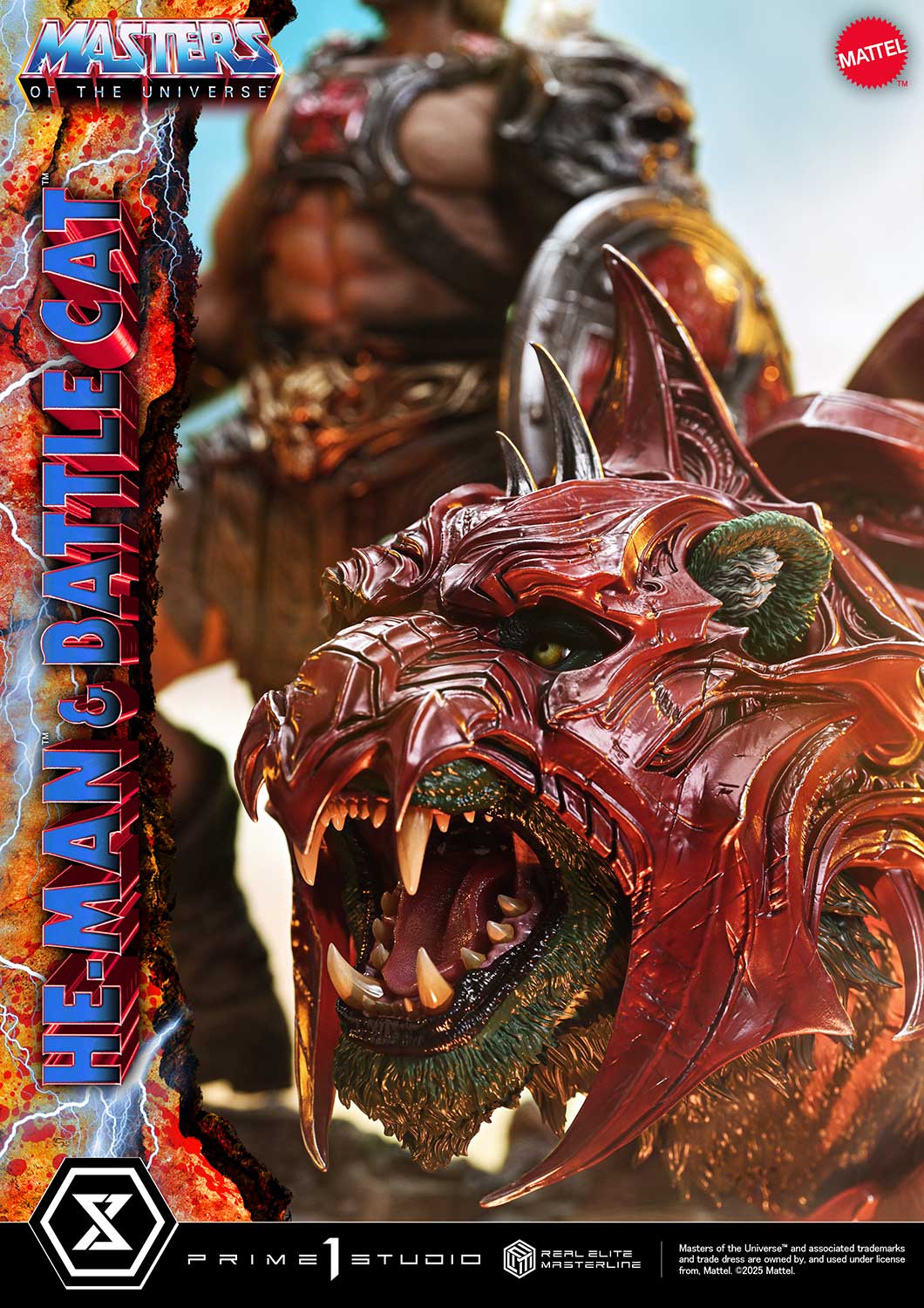 Real Elite Masterline Masters of the Universe He-Man & Battle Cat