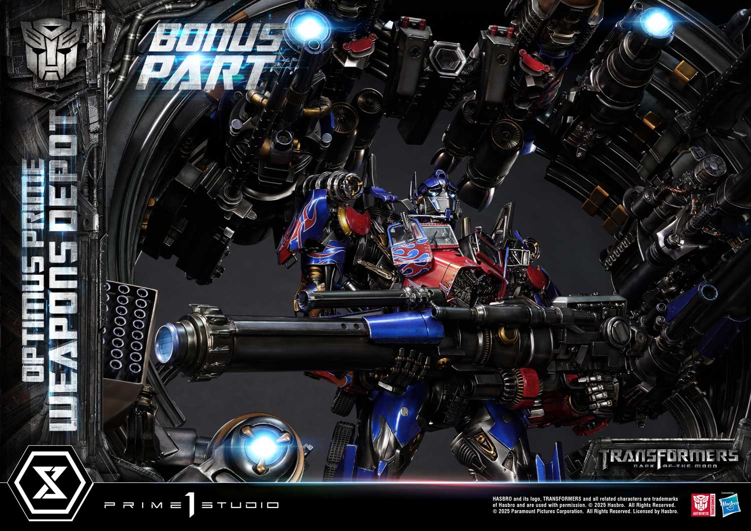 Museum Masterline Transformers: Dark of the Moon (Film) Optimus Prime Weapons Depot Bonus Version