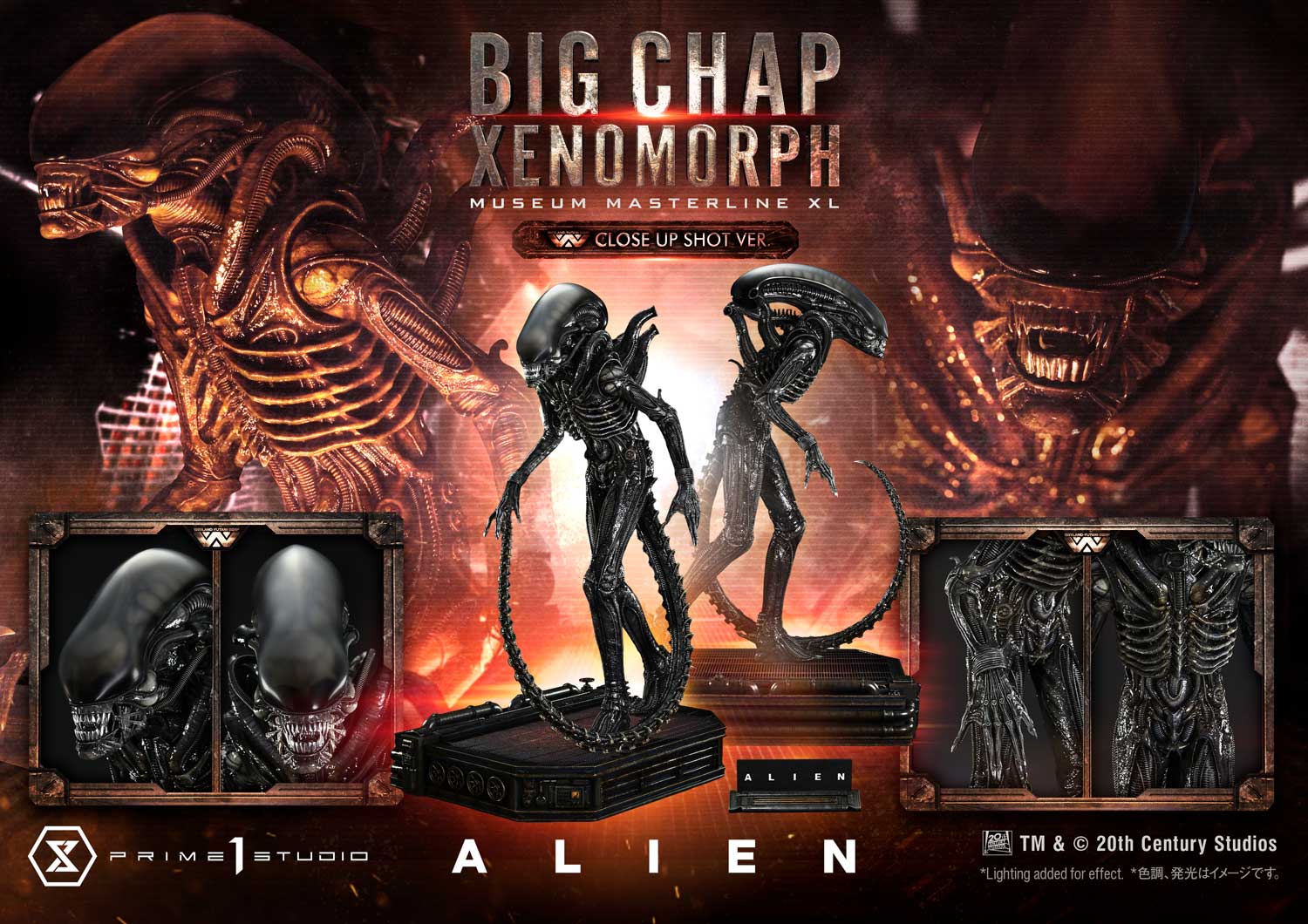 (PRE-ORDER) Museum Masterline XL Alien (Film) Big Chap Xenomorph Close Up Shot Ver.