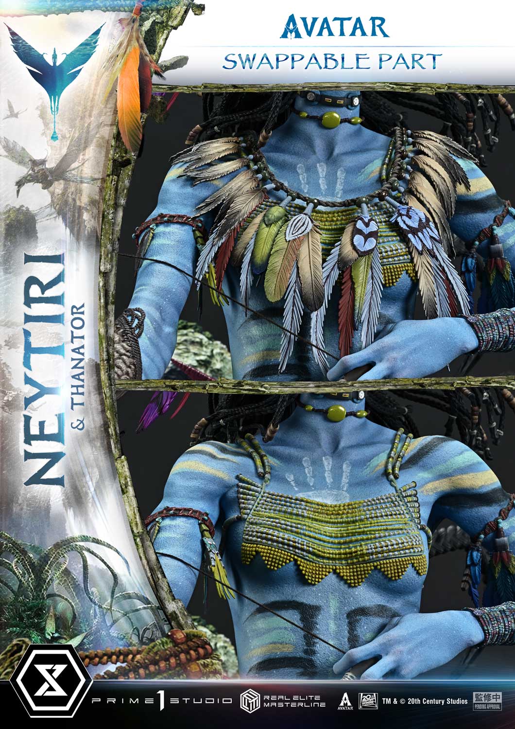 Real Elite Masterline Avatar (Film) Neytiri & Thanator Avatar Legacy Collection
