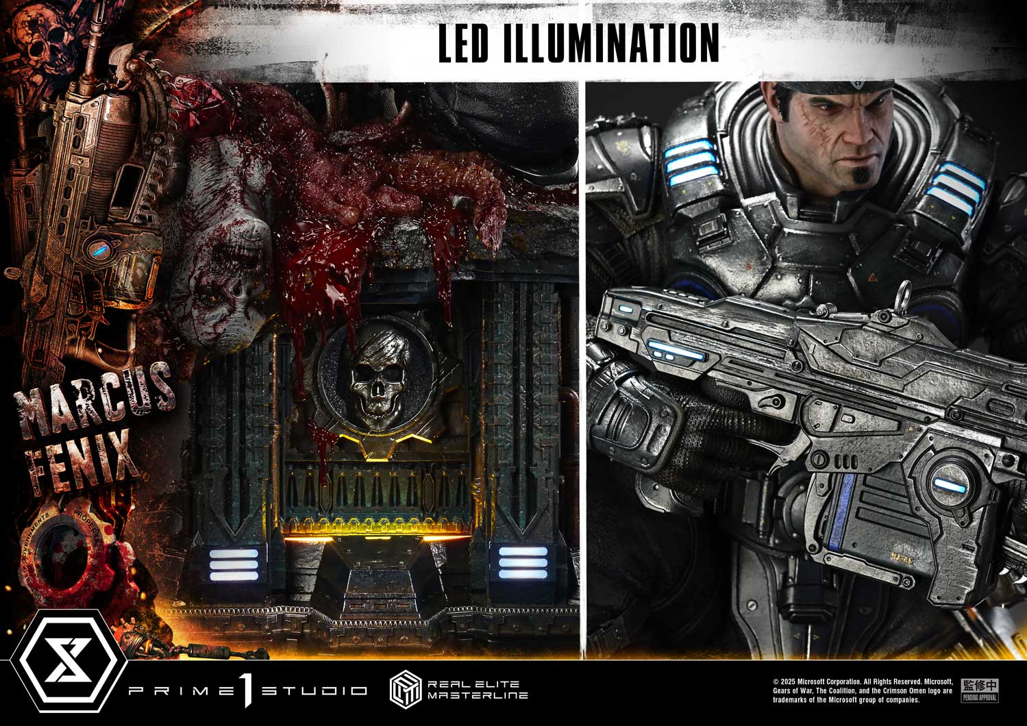 Real Elite Masterline Gears of War: Reloaded Marcus Fenix