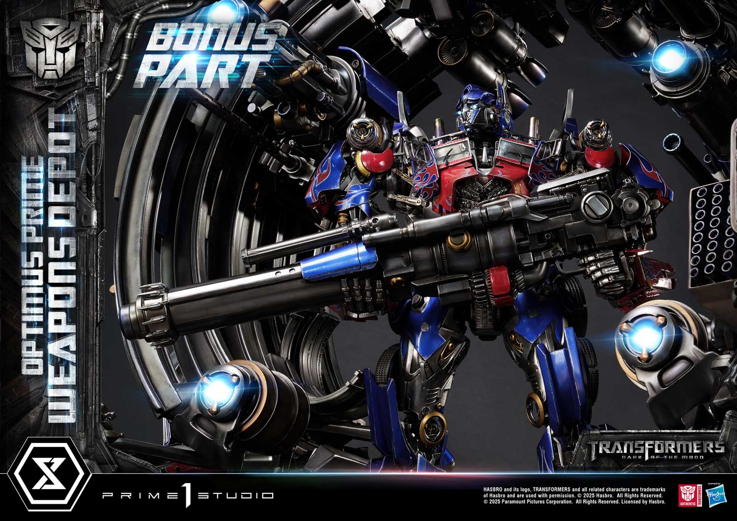 Museum Masterline Transformers: Dark of the Moon (Film) Optimus Prime Weapons Depot Bonus Version
