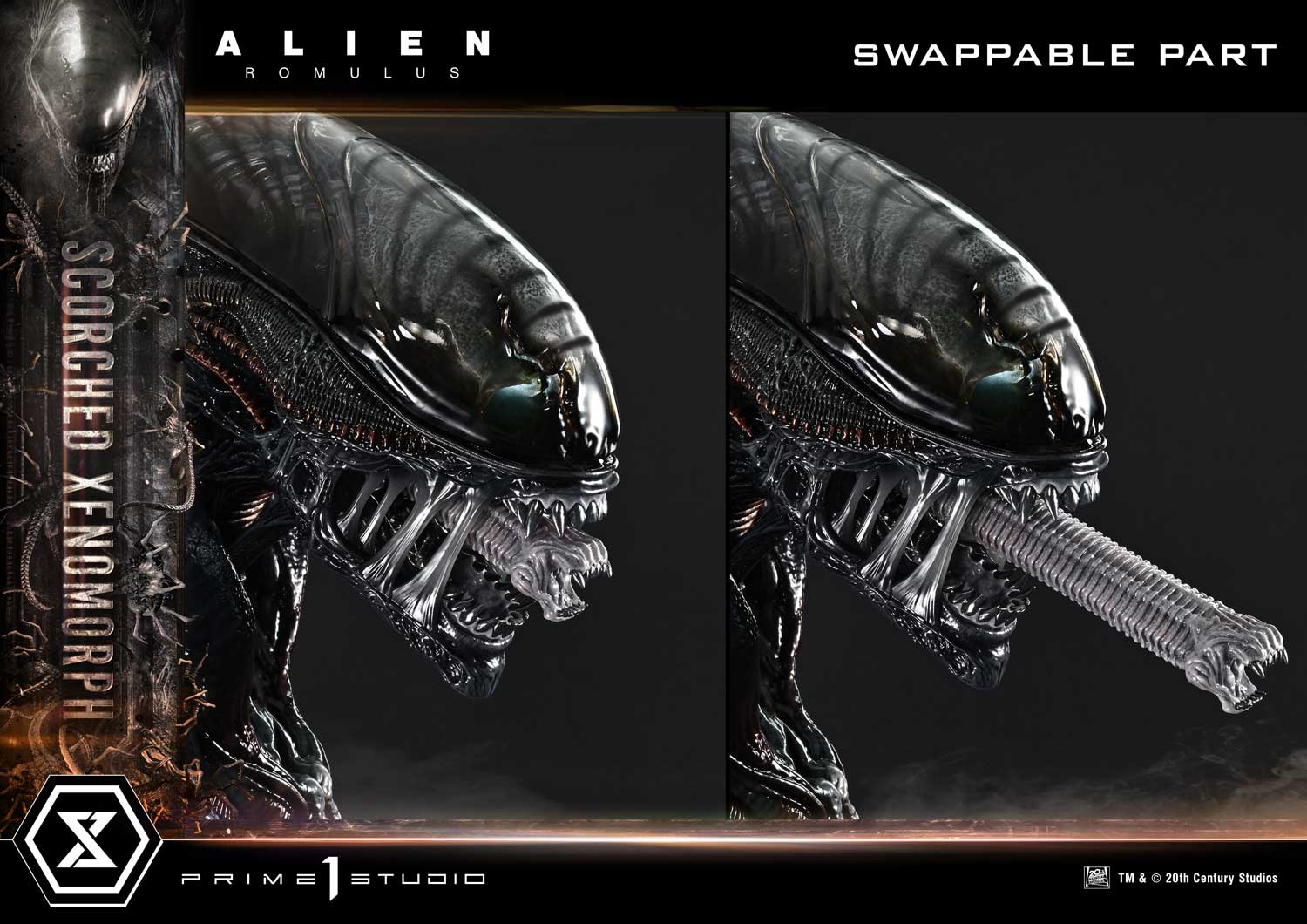 Museum Masterline XL Alien: Romulus Scorched Xenomorph